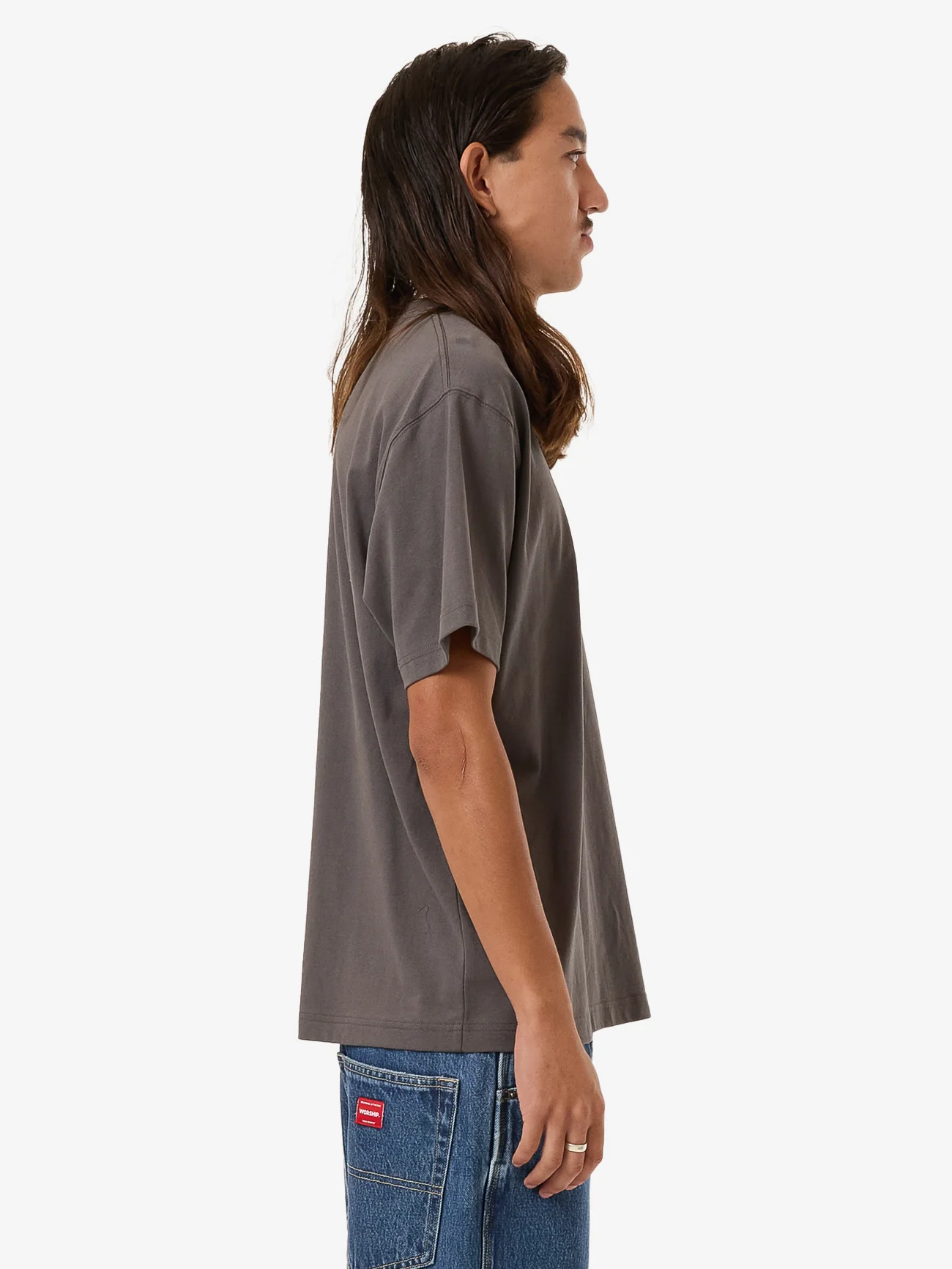 Core Logo Tee - Worn Black - Image 4