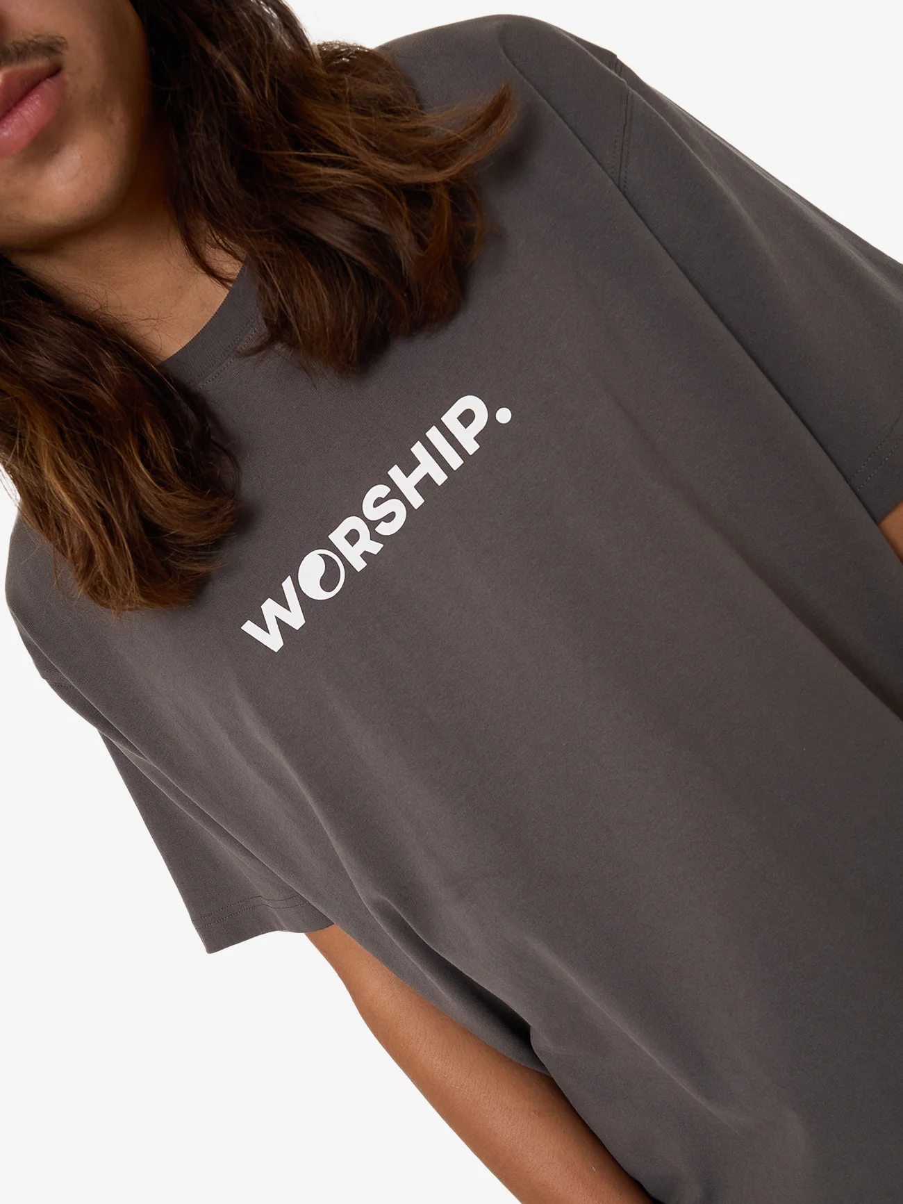 Core Logo Tee - Worn Black - Image 6