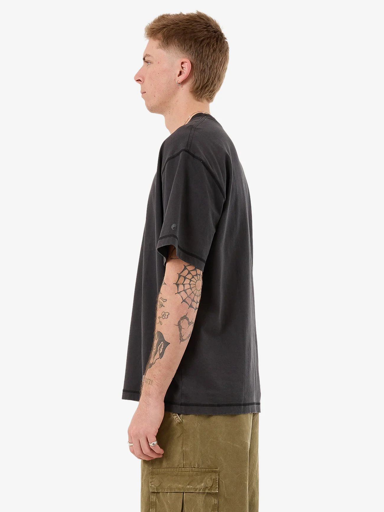 Core Overdye Tee - Black Overdye - Image 3