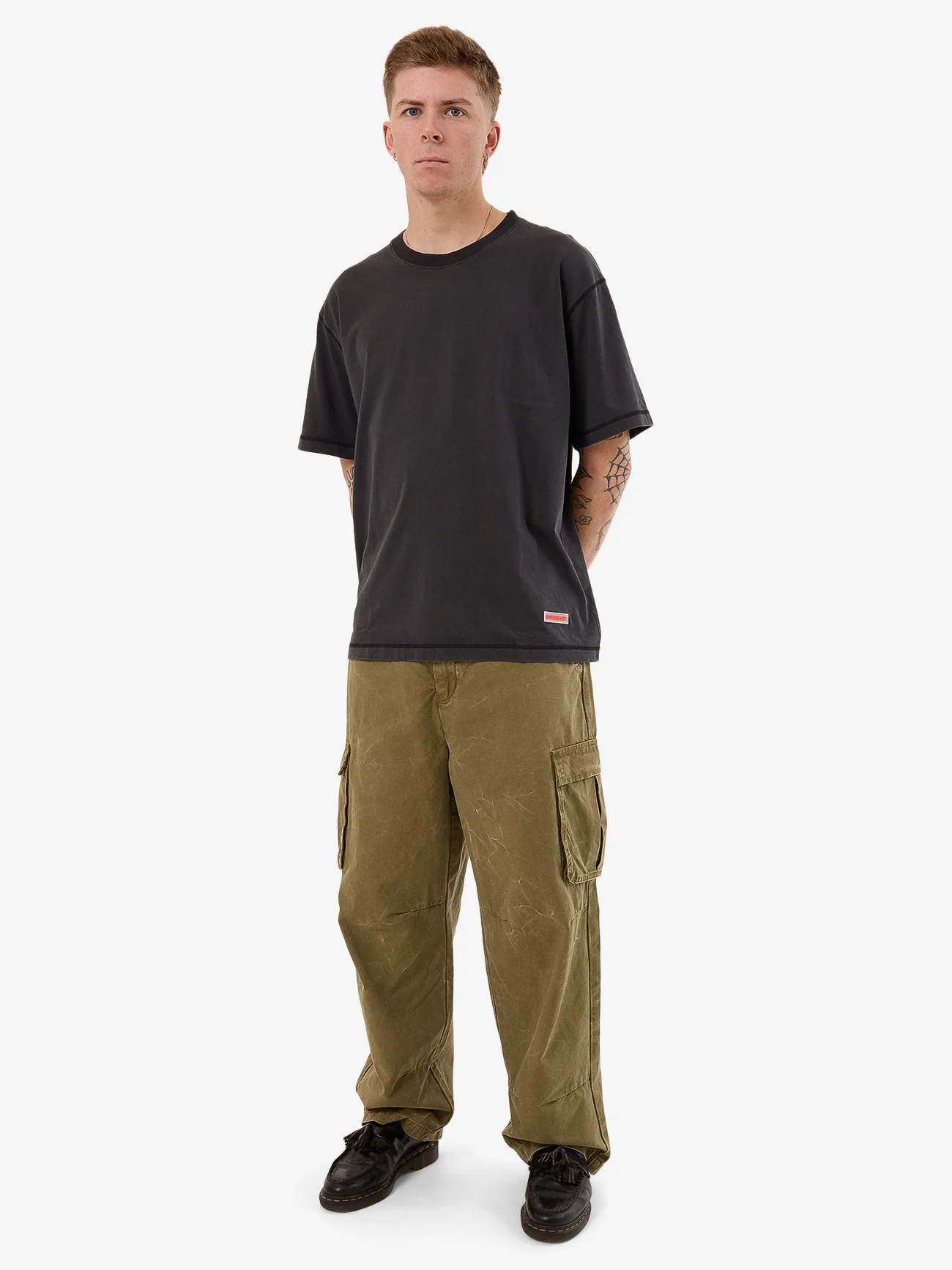 Core Overdye Tee - Black Overdye - Image 5