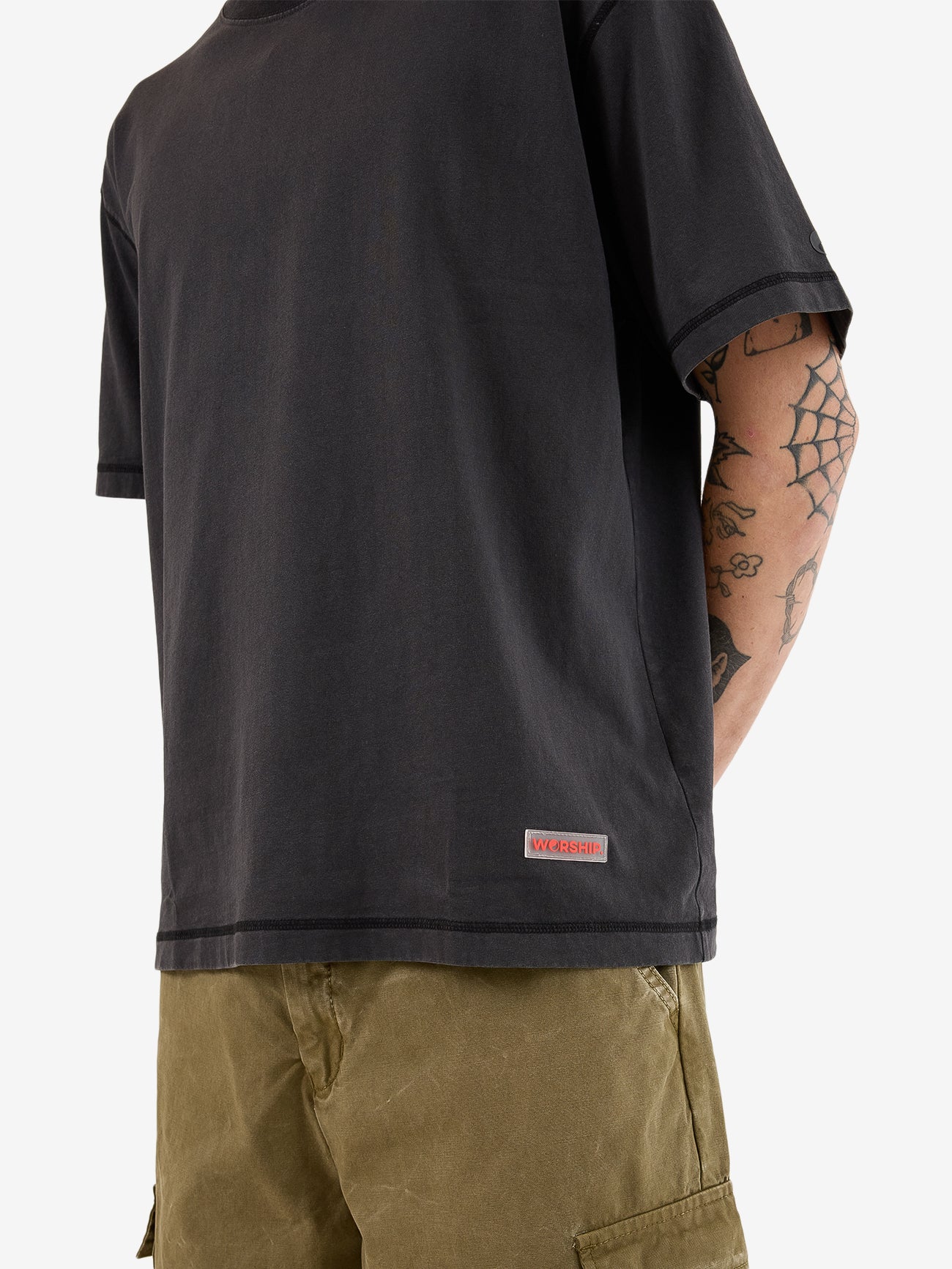 Core Overdye Tee - Black Overdye - Image 6