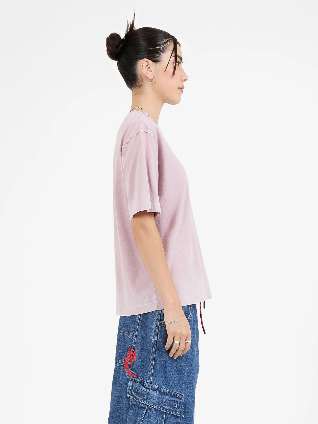 Core Regular Fit Tee - Lilac Fade - Image 2