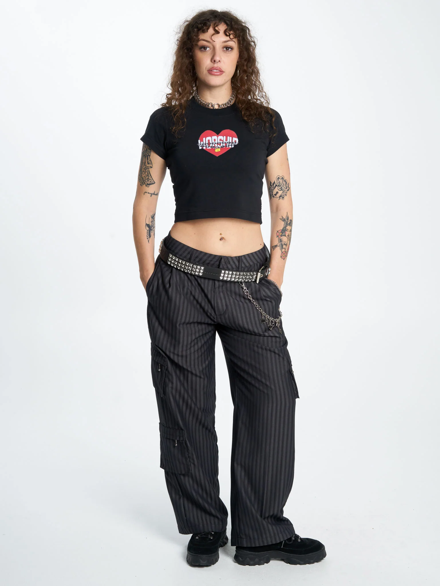 Core Strength Teeny Tee - Black - Image 3