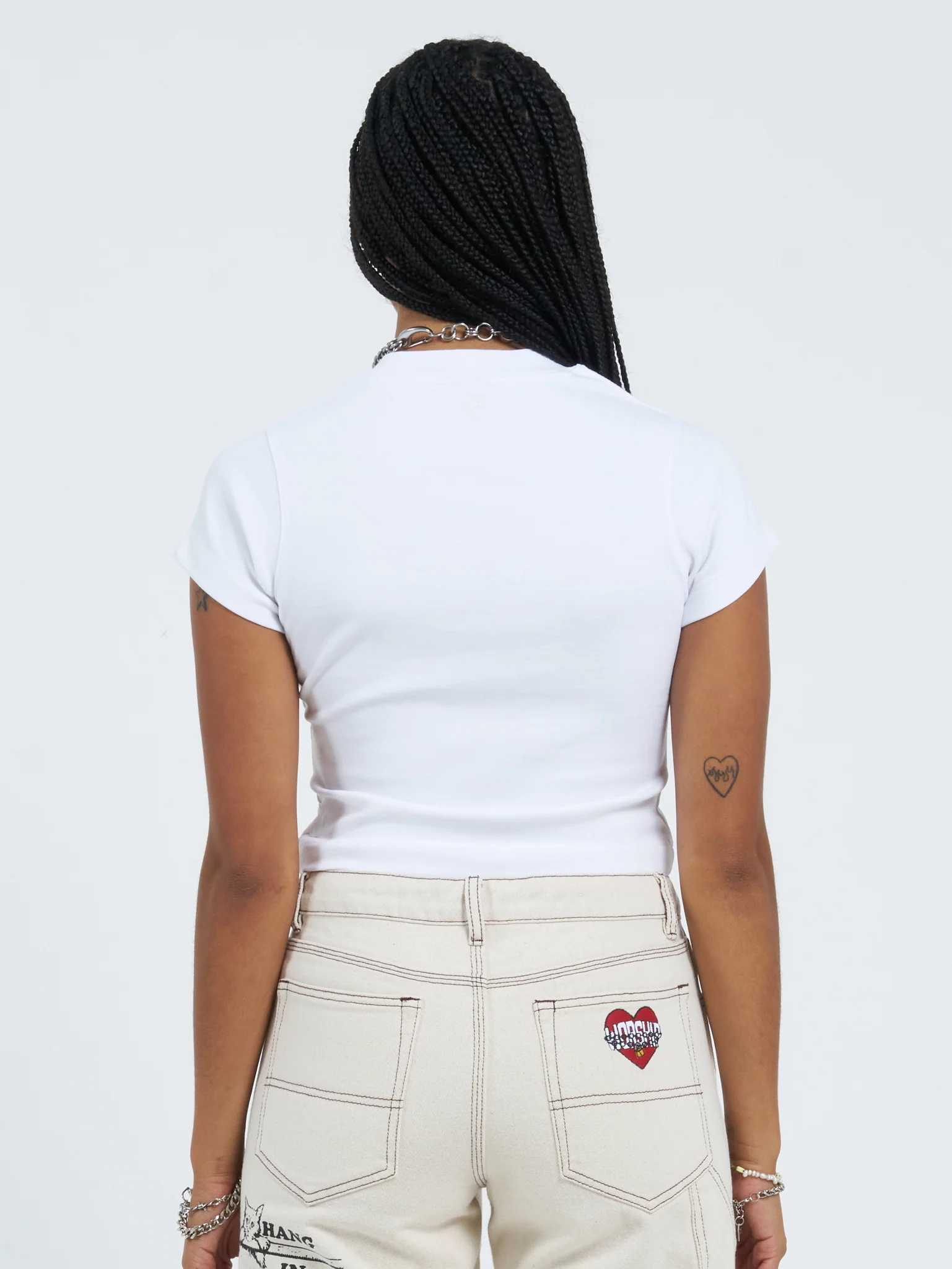 Core Strength Teeny Tee - White - Image 2