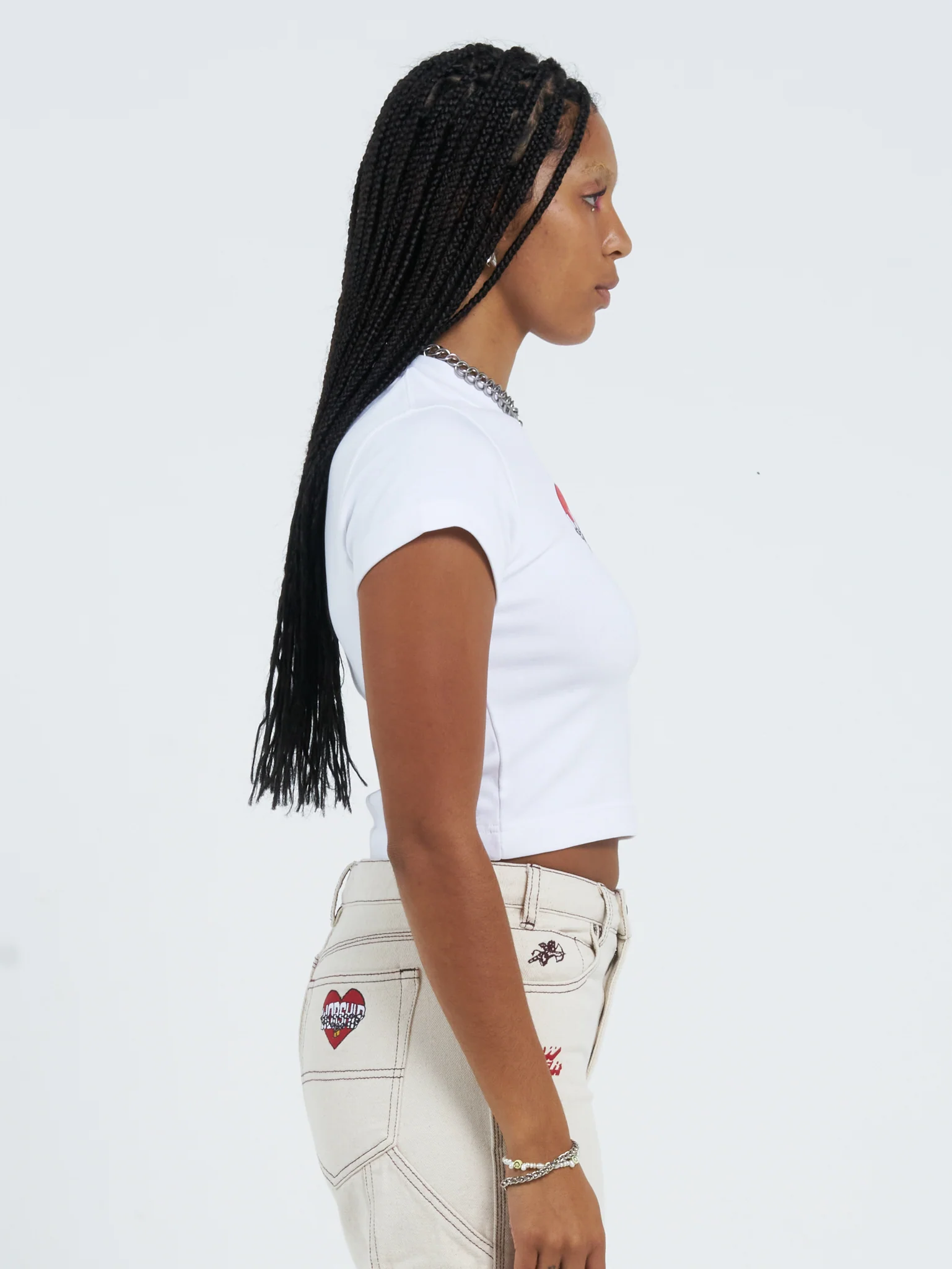 Core Strength Teeny Tee - White - Image 4