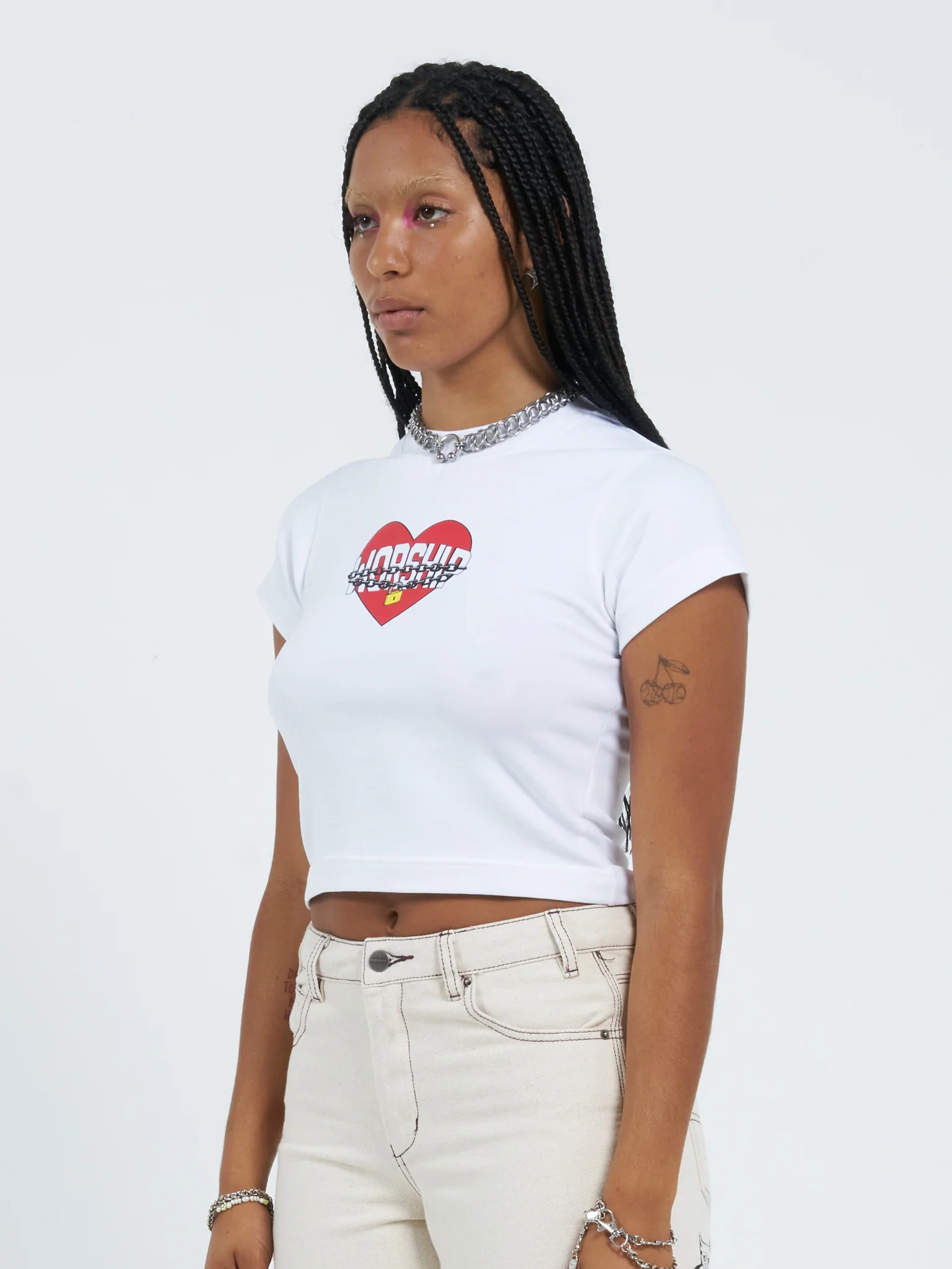 Core Strength Teeny Tee - White - Image 5