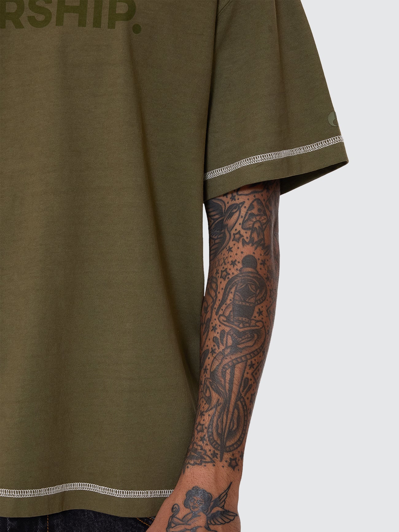 Core Tee - Moss Green - Image 7