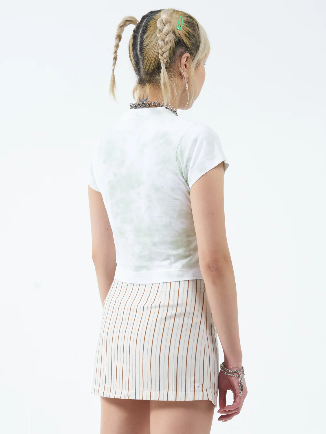 Core Teeny Tee - White Mottle - Image 5