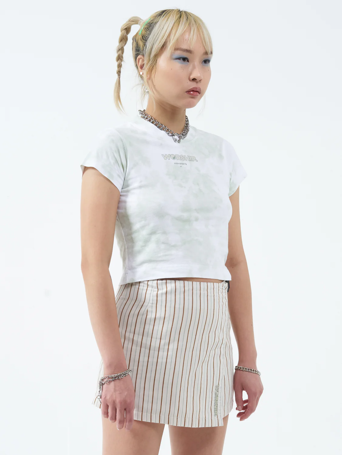 Core Teeny Tee - White Mottle - Image 7