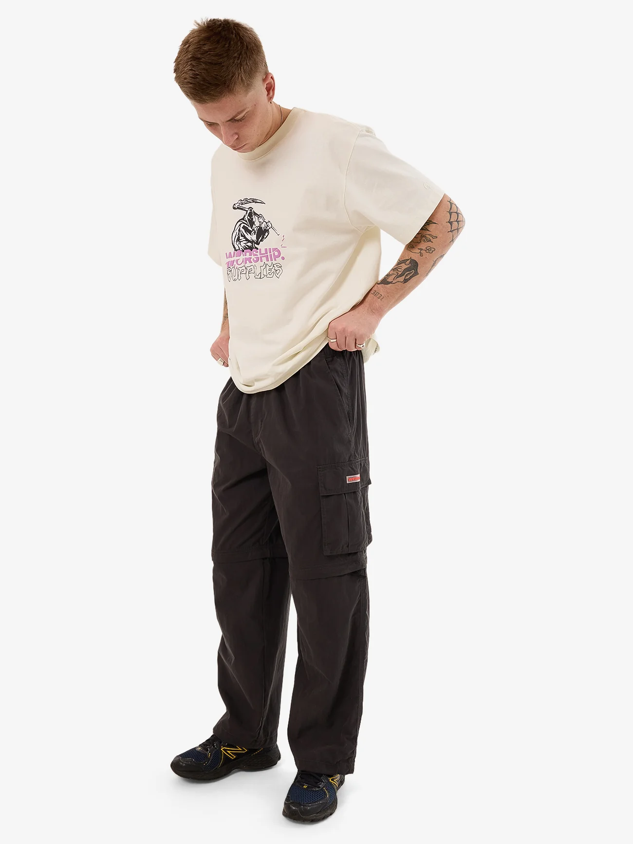 Core Zip Off Cargo Pant - Dark Charcoal - Image 5