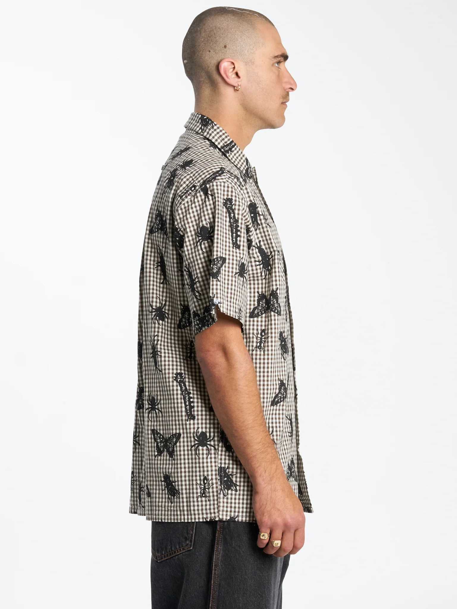 Creature Short Sleeve Shirt - Brown - Image 3