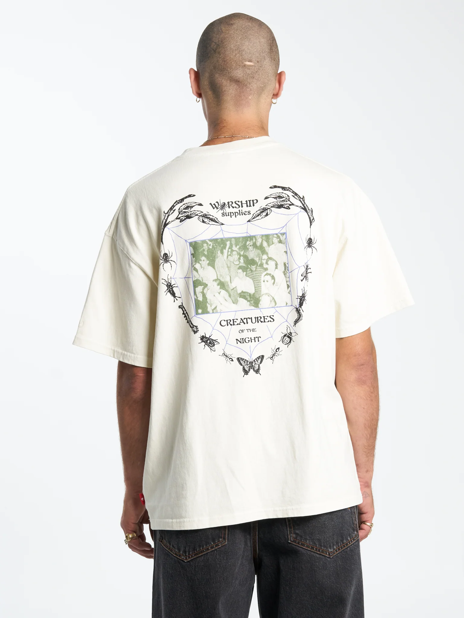 Creatures Oversize Tee - Bone - Image 2