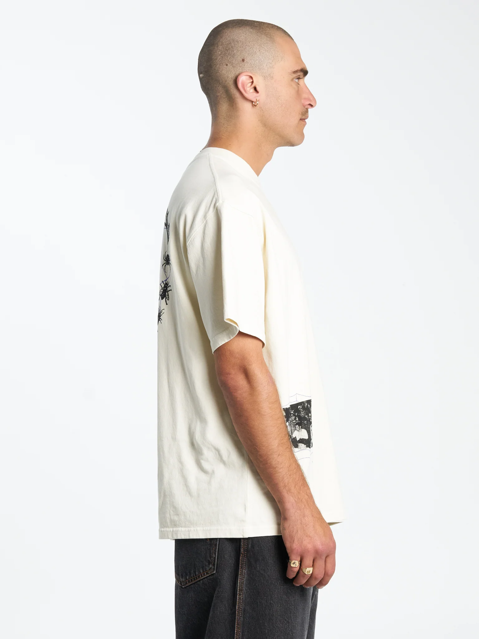 Creatures Oversize Tee - Bone - Image 4