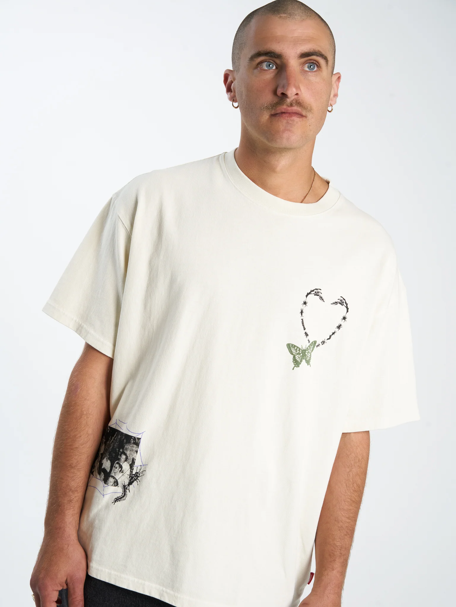 Creatures Oversize Tee - Bone - Image 6