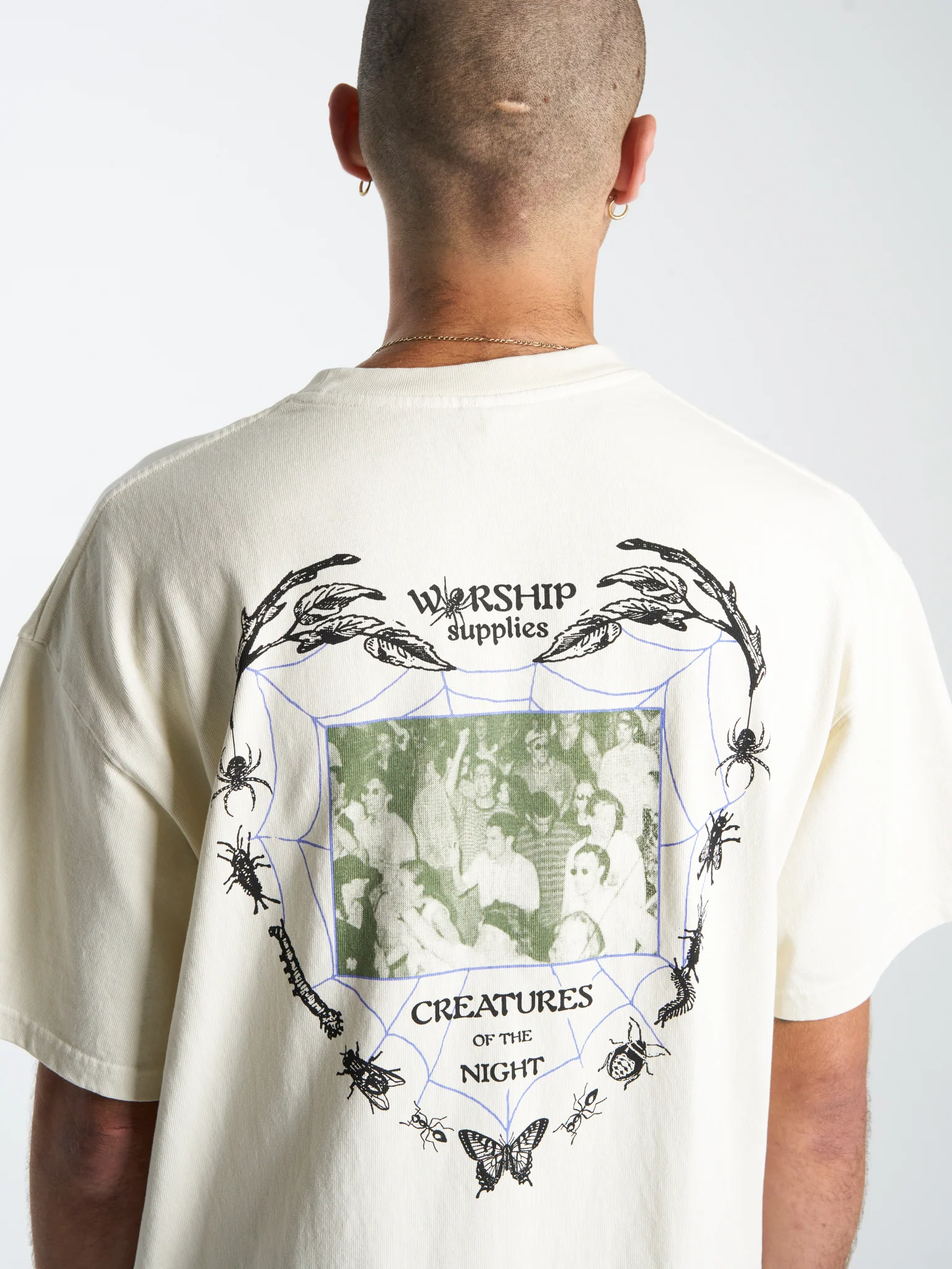 Creatures Oversize Tee - Bone - Image 7