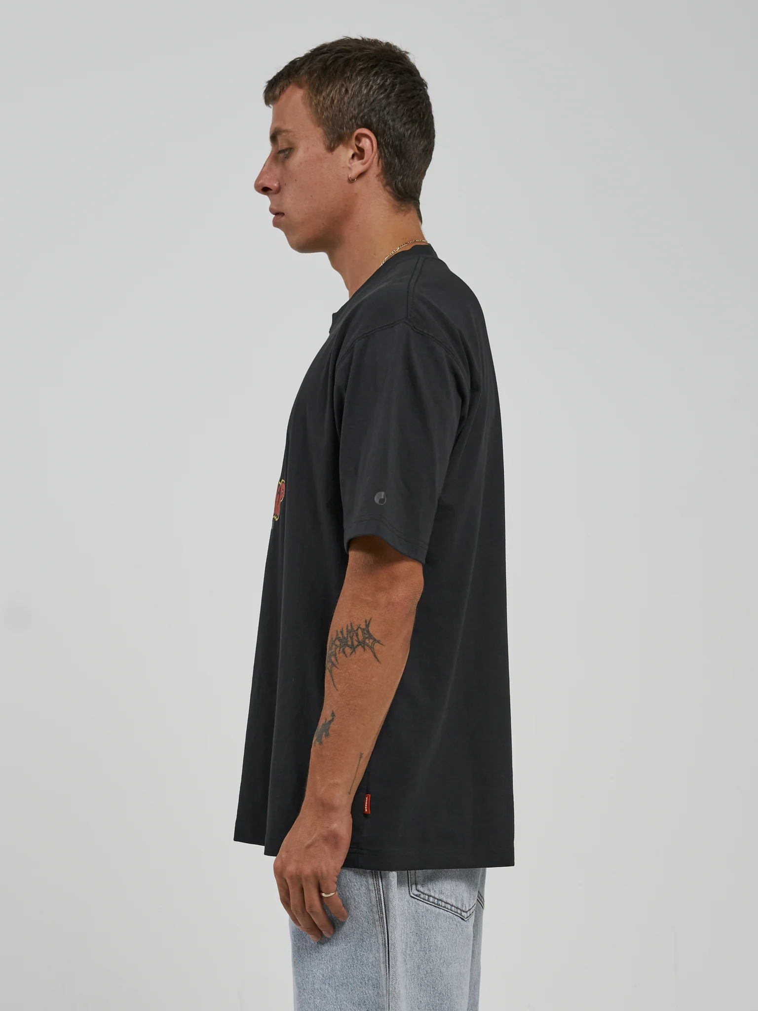 Crunch Tee - Washed Black - Image 3