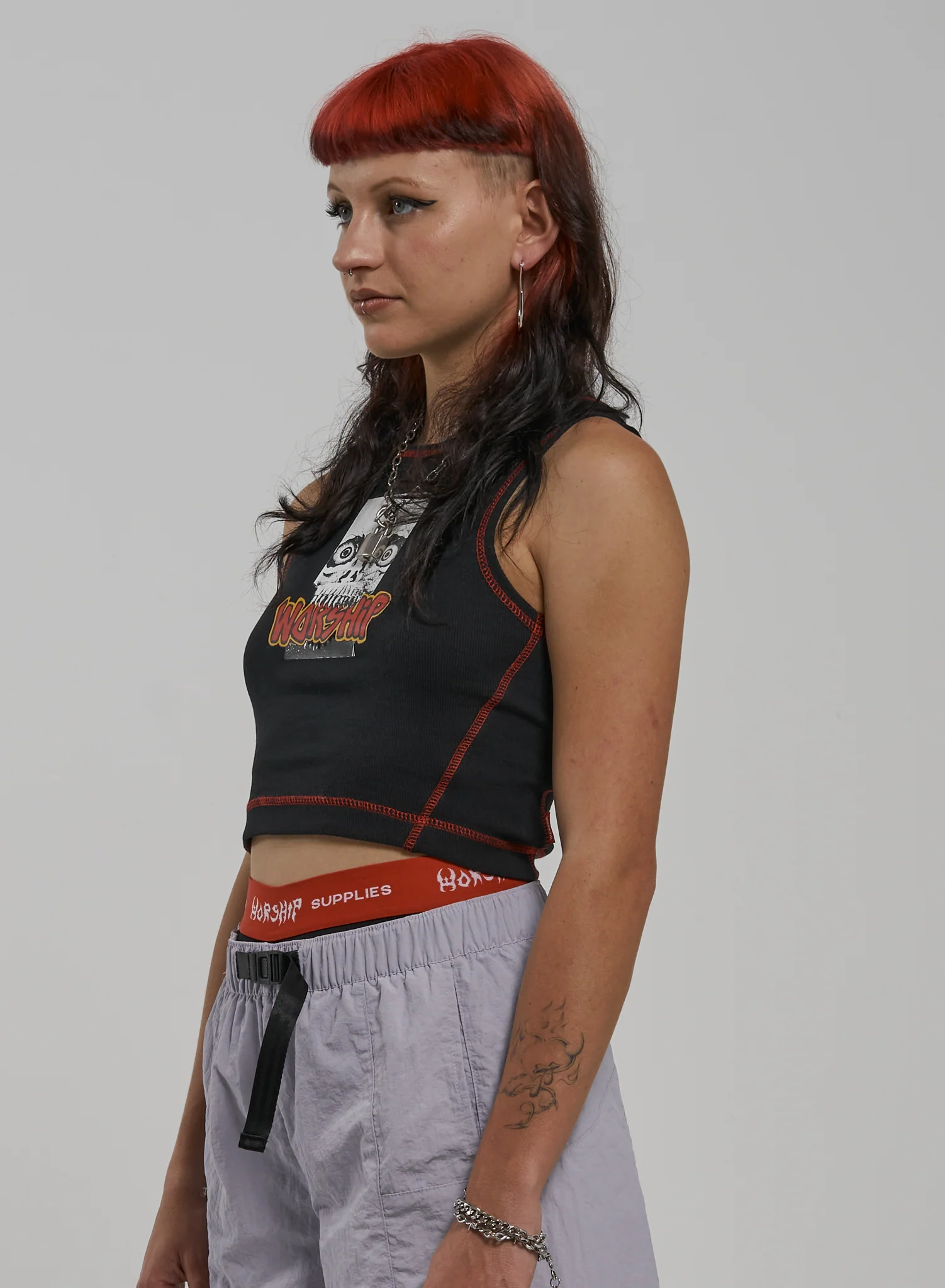 Crunch Tiny Tank - Washed Black - Image 2