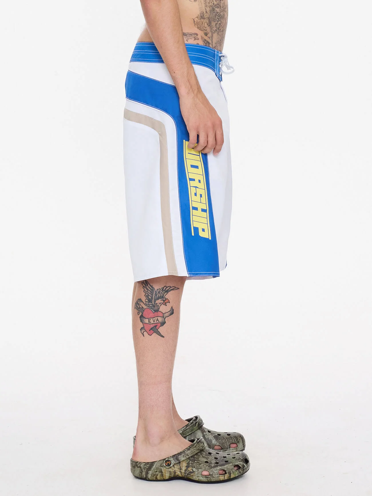 Crusty Long Boardshort - White - Image 8