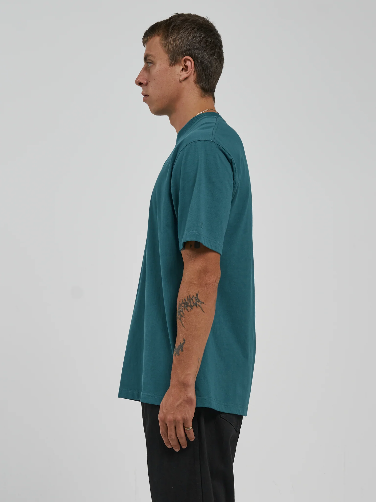 Curiosity Tee - Deep Lake - Image 3