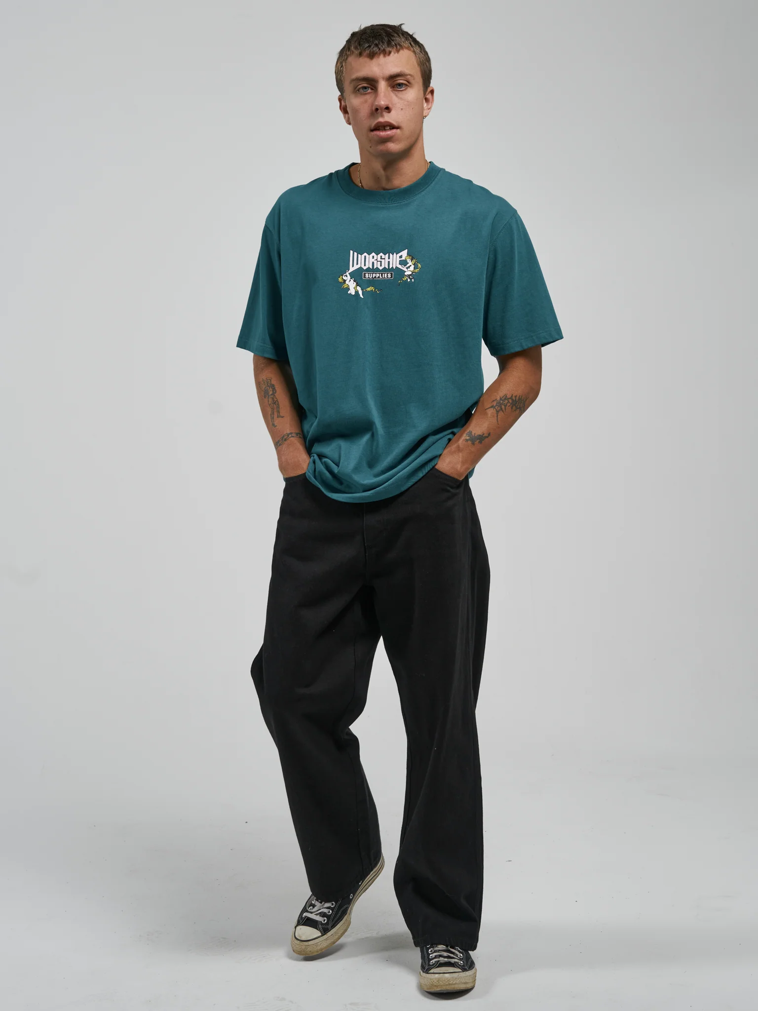 Curiosity Tee - Deep Lake - Image 6
