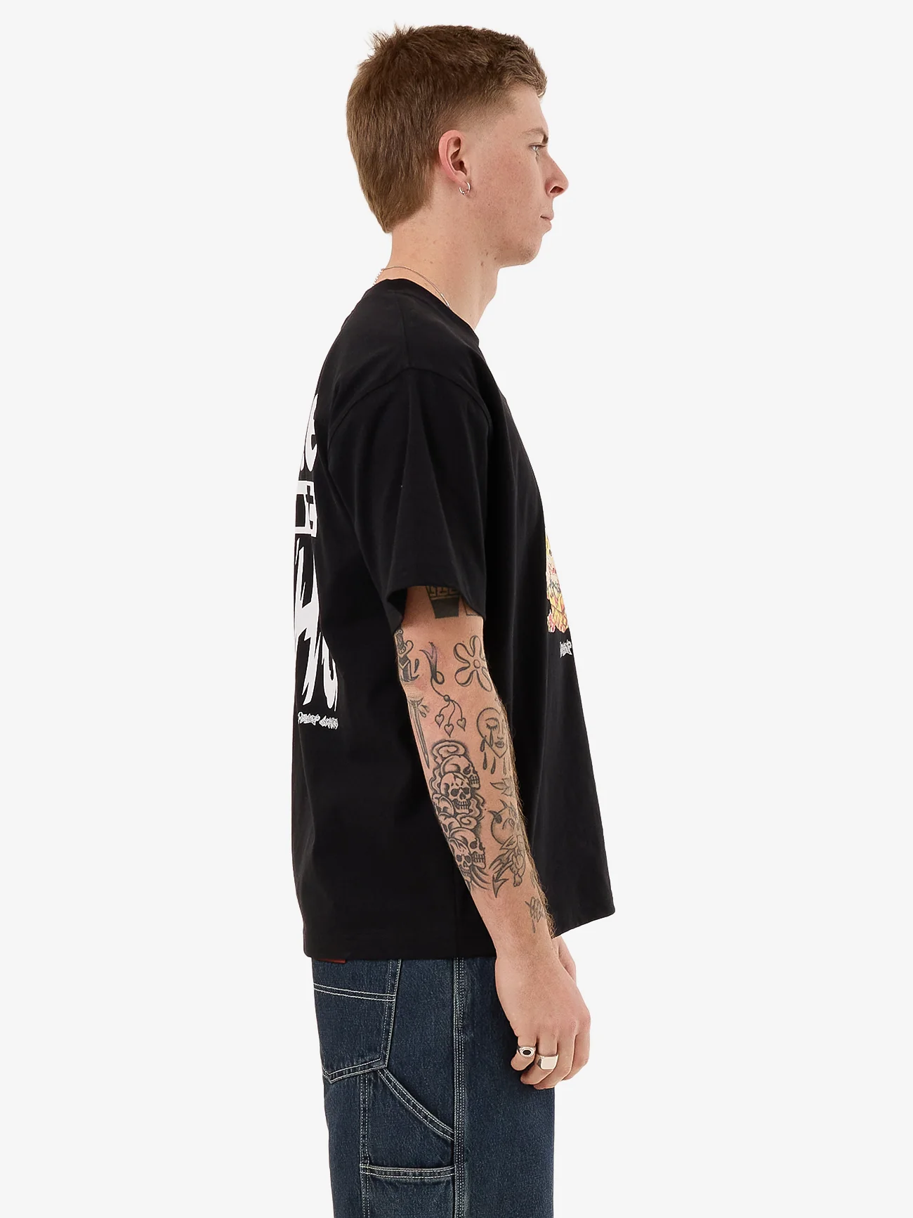 Cute But Psycho Tee - Black - Image 4