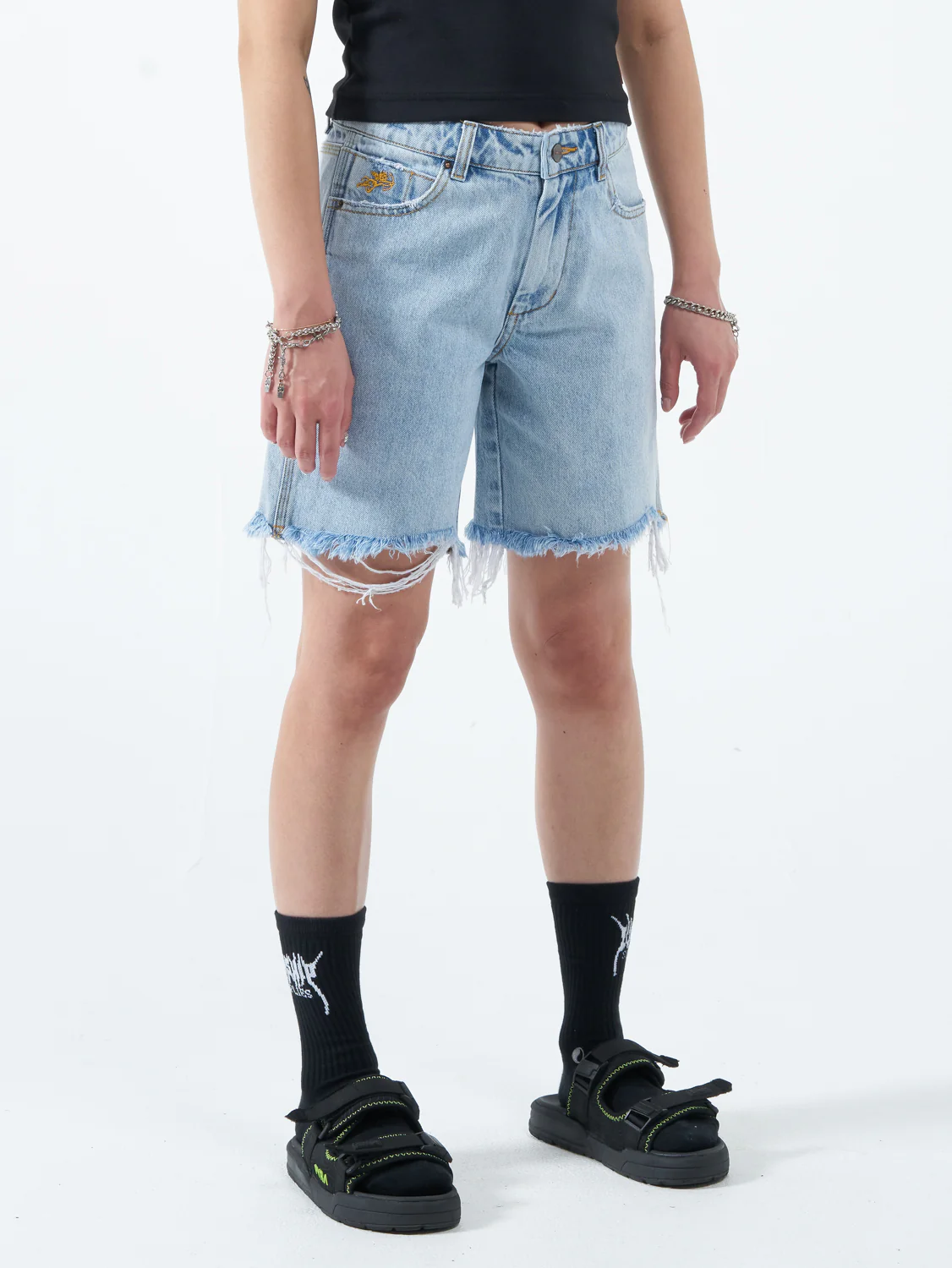 Damage Stubby Short - Worship Worn Blue - Image 4