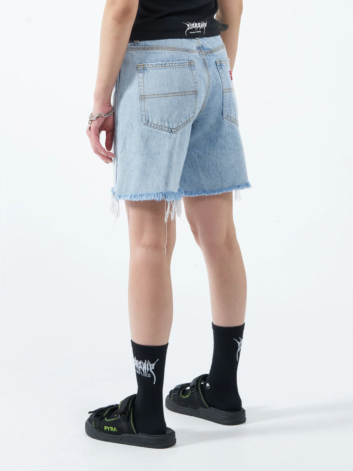 Damage Stubby Short - Worship Worn Blue - Image 6
