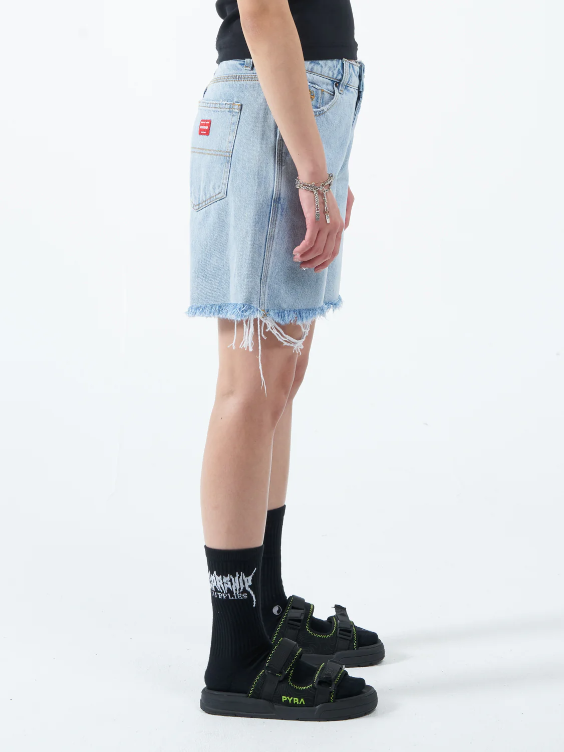 Damage Stubby Short - Worship Worn Blue - Image 8
