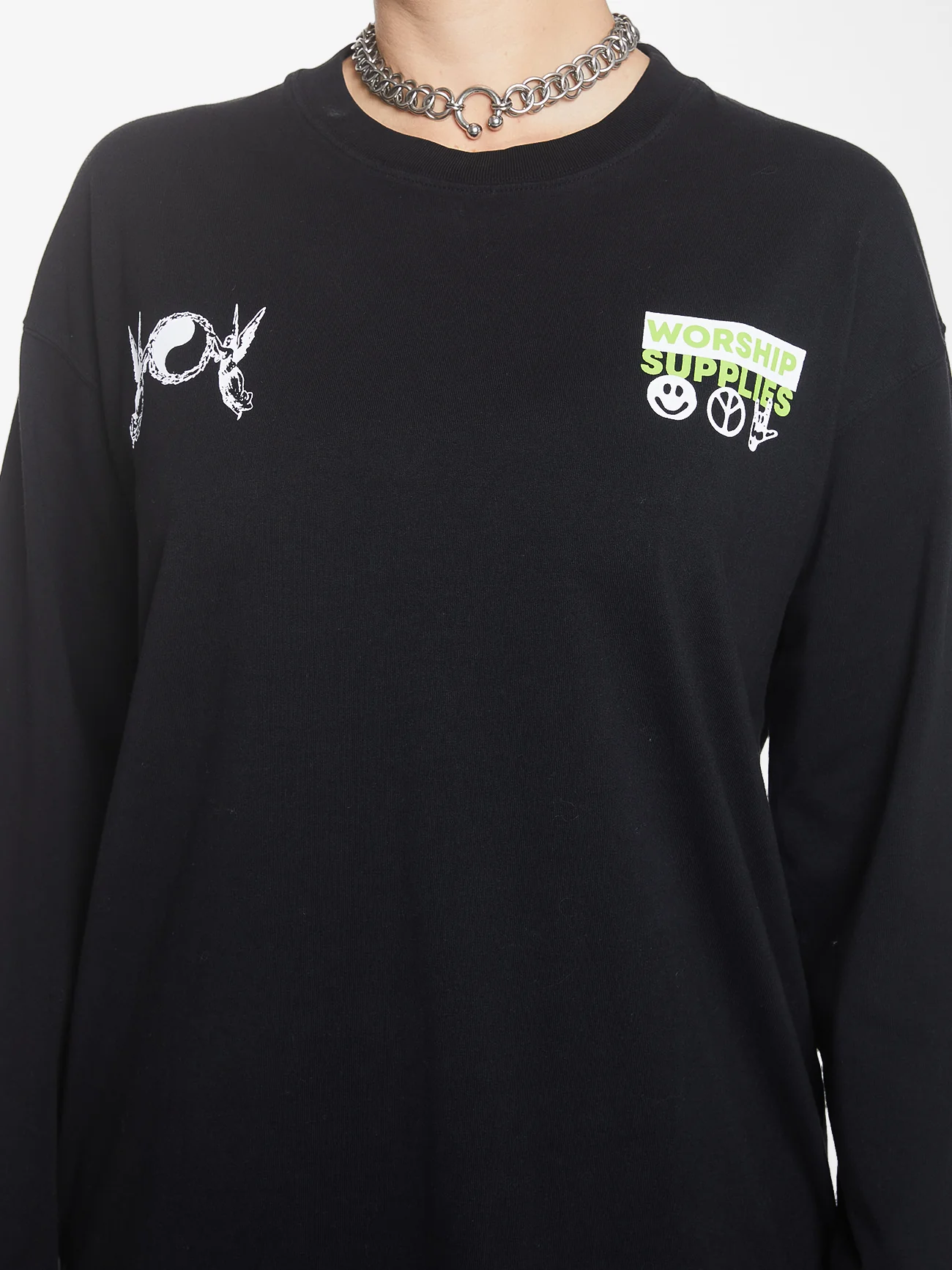 Damnation Long Sleeve Tee - Black - Image 4