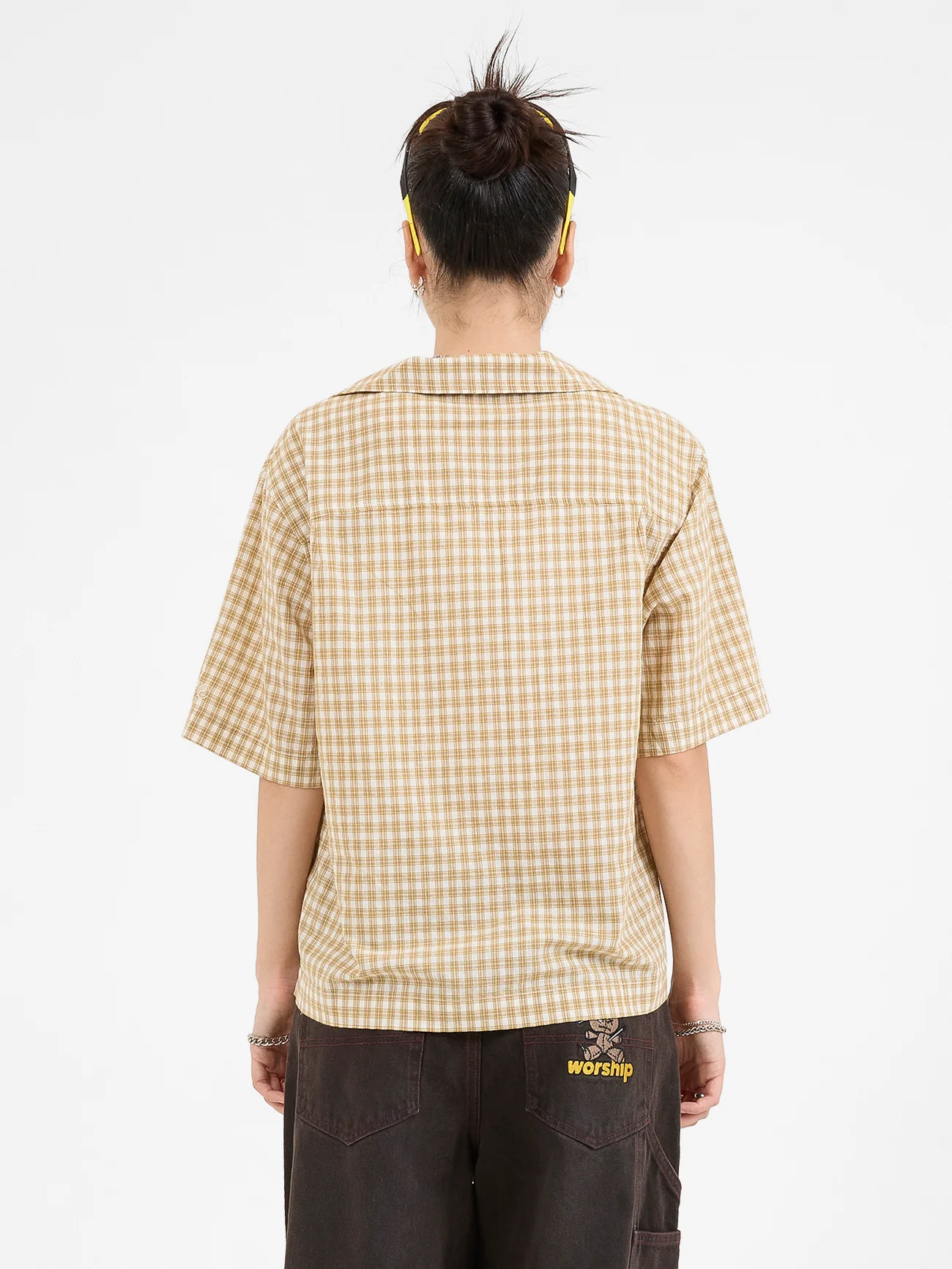Dejavoodoo Bowling Shirt - Popcorn Yellow - Image 2