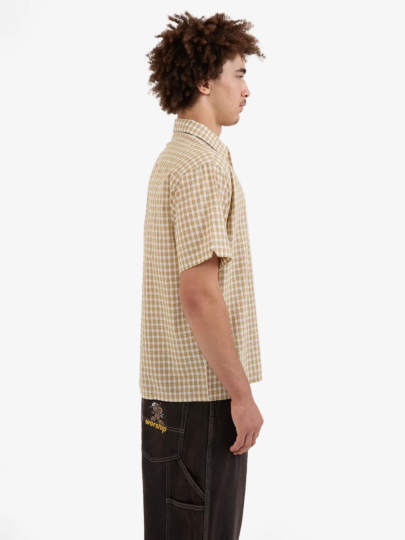 Dejavoodoo  Short Sleeve Shirt - Popcorn Yellow - Image 3