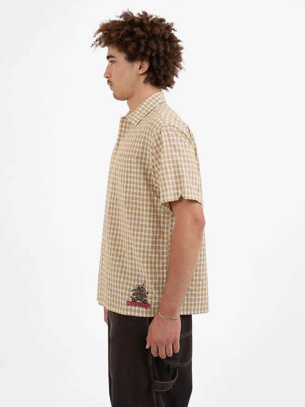 Dejavoodoo  Short Sleeve Shirt - Popcorn Yellow - Image 4