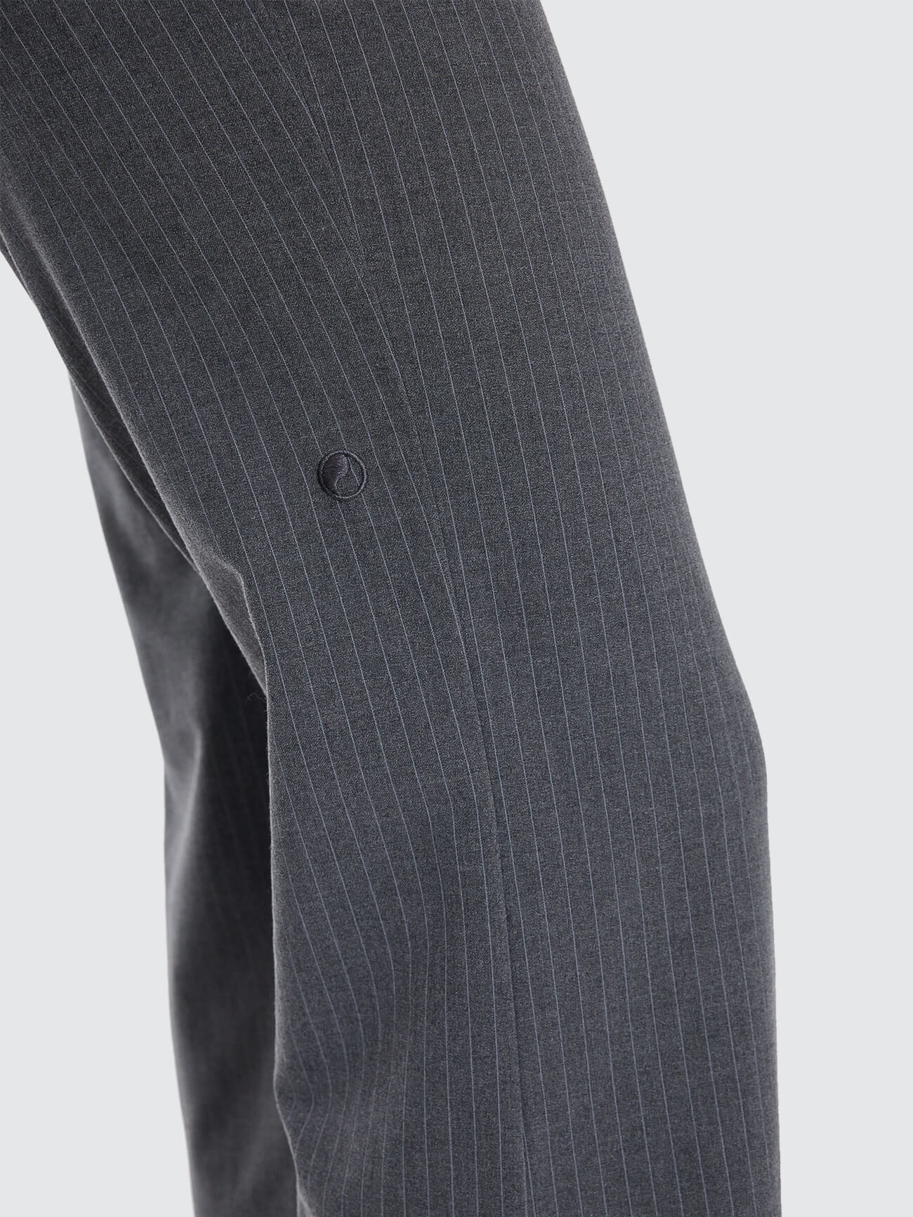 Delegate Bootcut Low Rider Pant - Charcoal Pinstripe - Image 8
