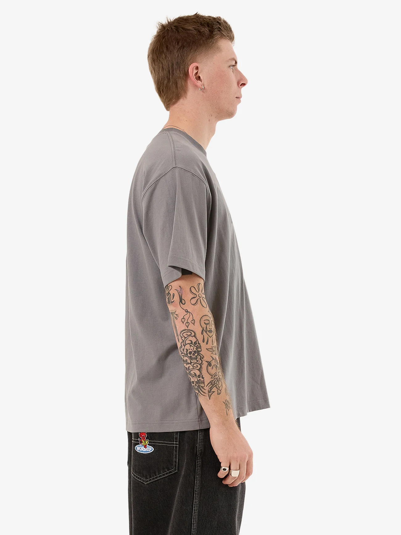Delirium Tee - Steel Grey - Image 3