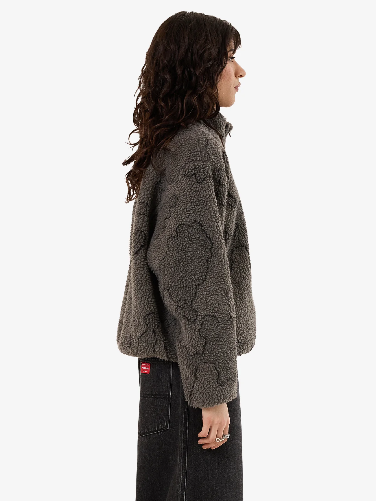 Delirium Zip Through Polar Fleece - Steel Grey - Image 4