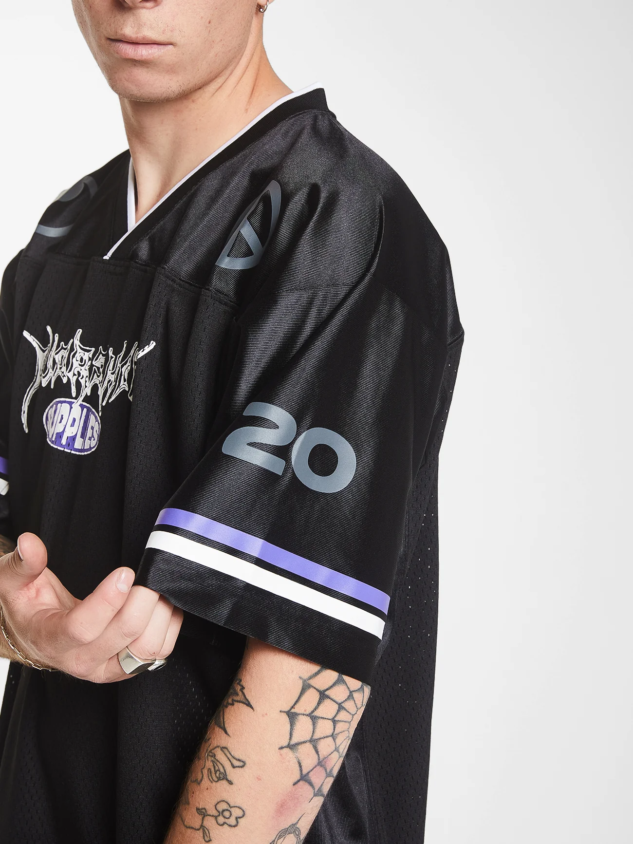 Deliverance Mesh Jersey - Black - Image 6