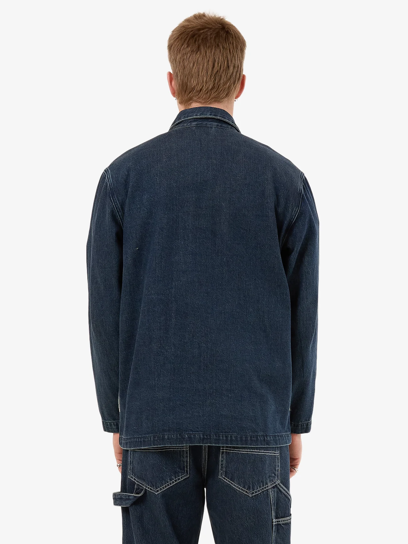 Denim Chore Jacket  - Dirty Midnight Blue - Image 2