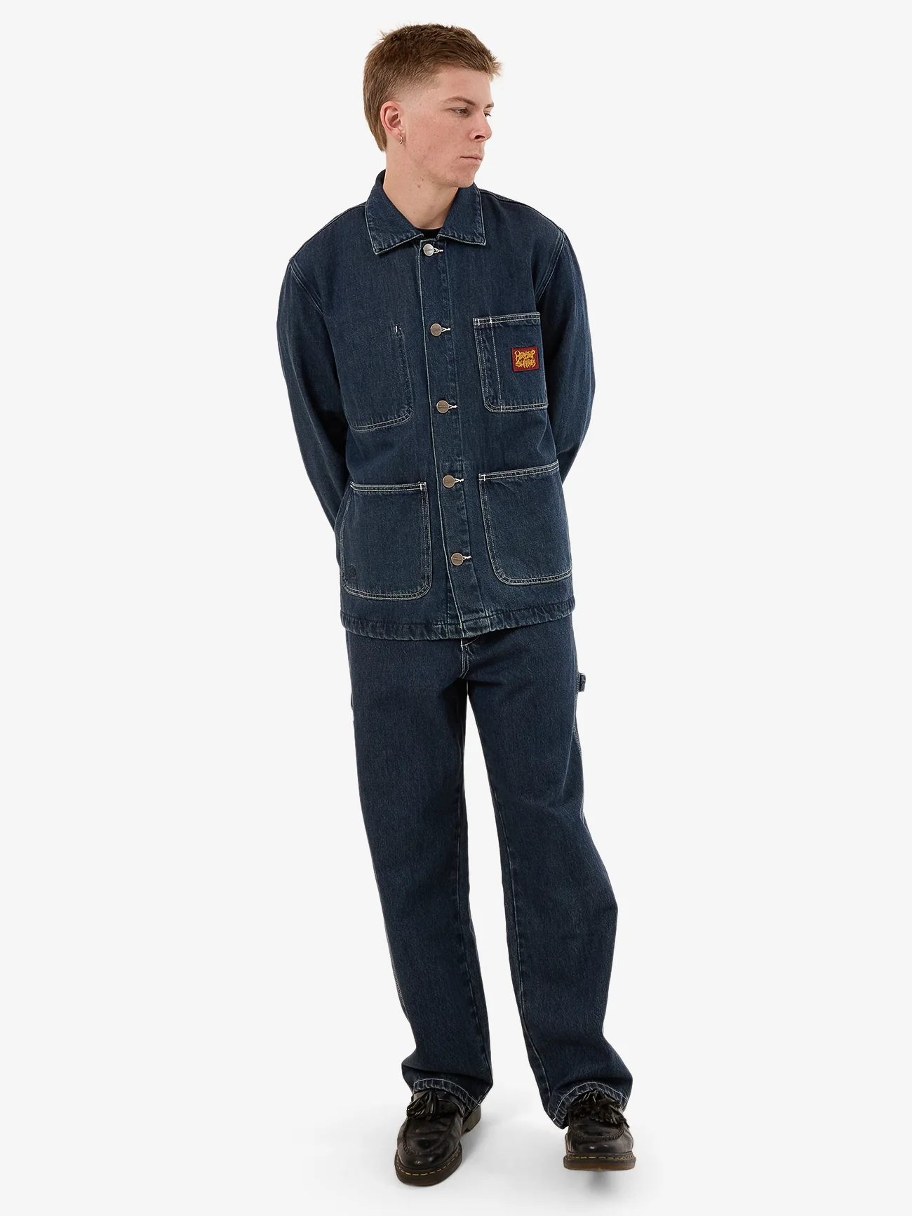 Denim Chore Jacket  - Dirty Midnight Blue - Image 5