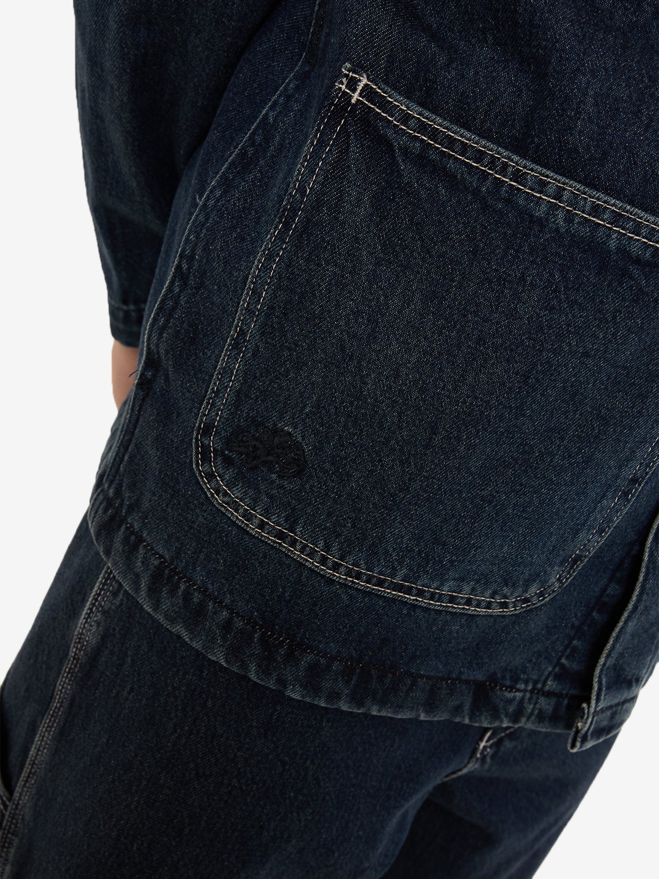 Denim Chore Jacket  - Dirty Midnight Blue - Image 8