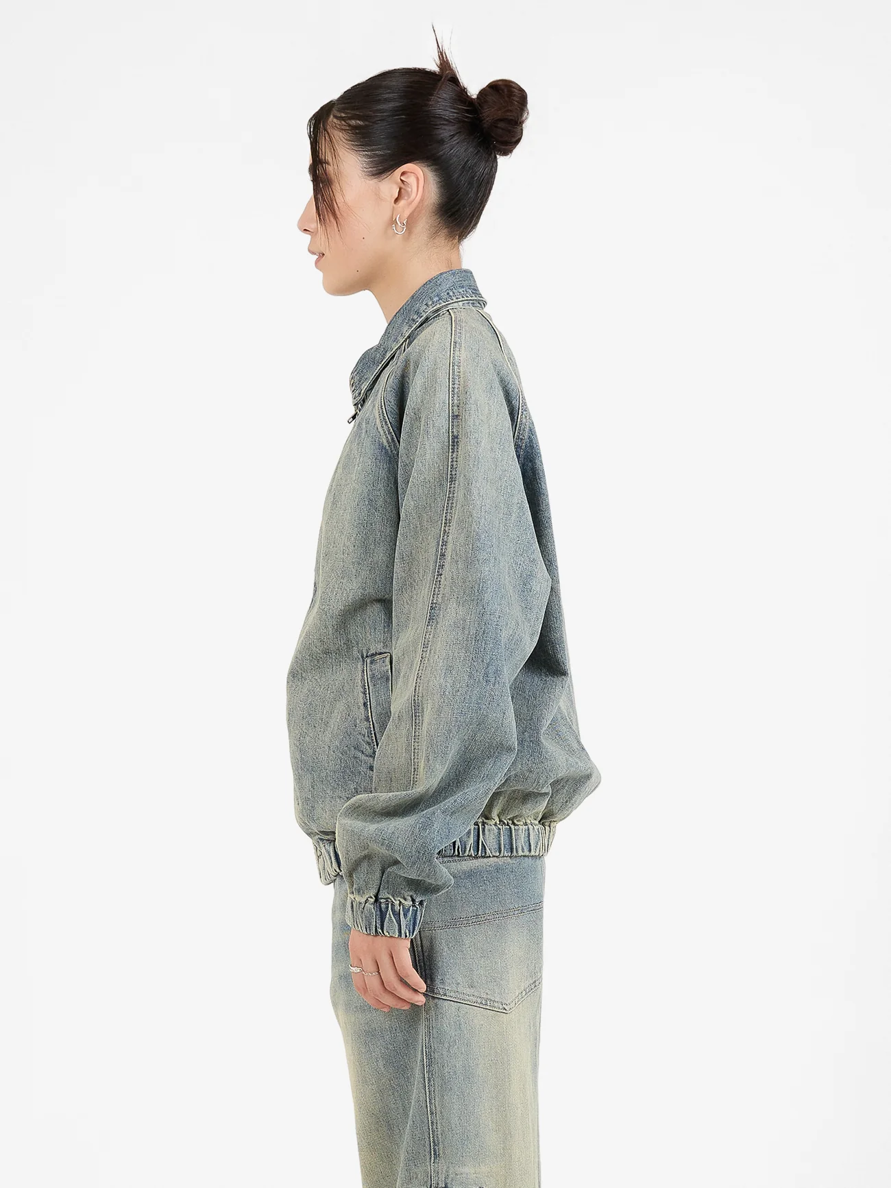 Denim Drizzler Jacket - Garbage Grime Blue - Image 4