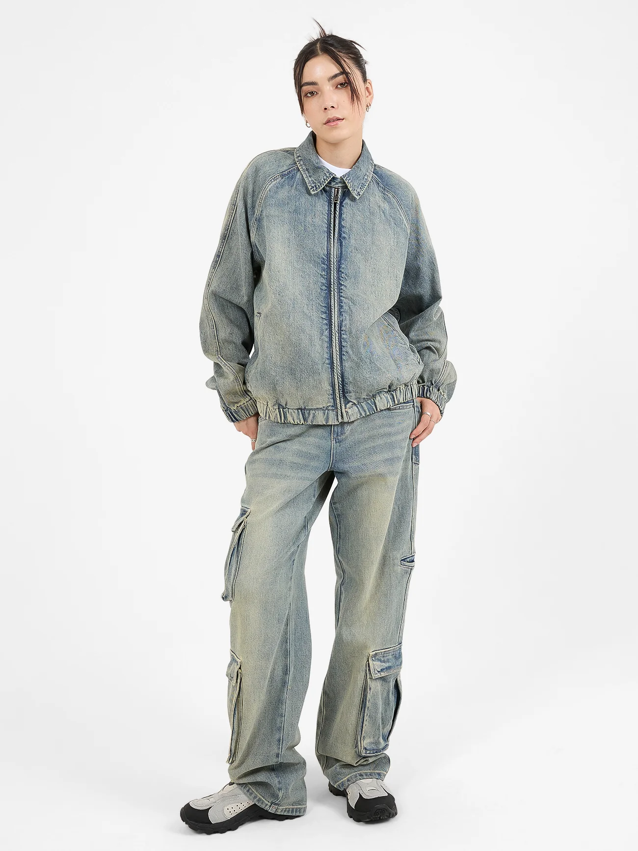 Denim Drizzler Jacket - Garbage Grime Blue - Image 5
