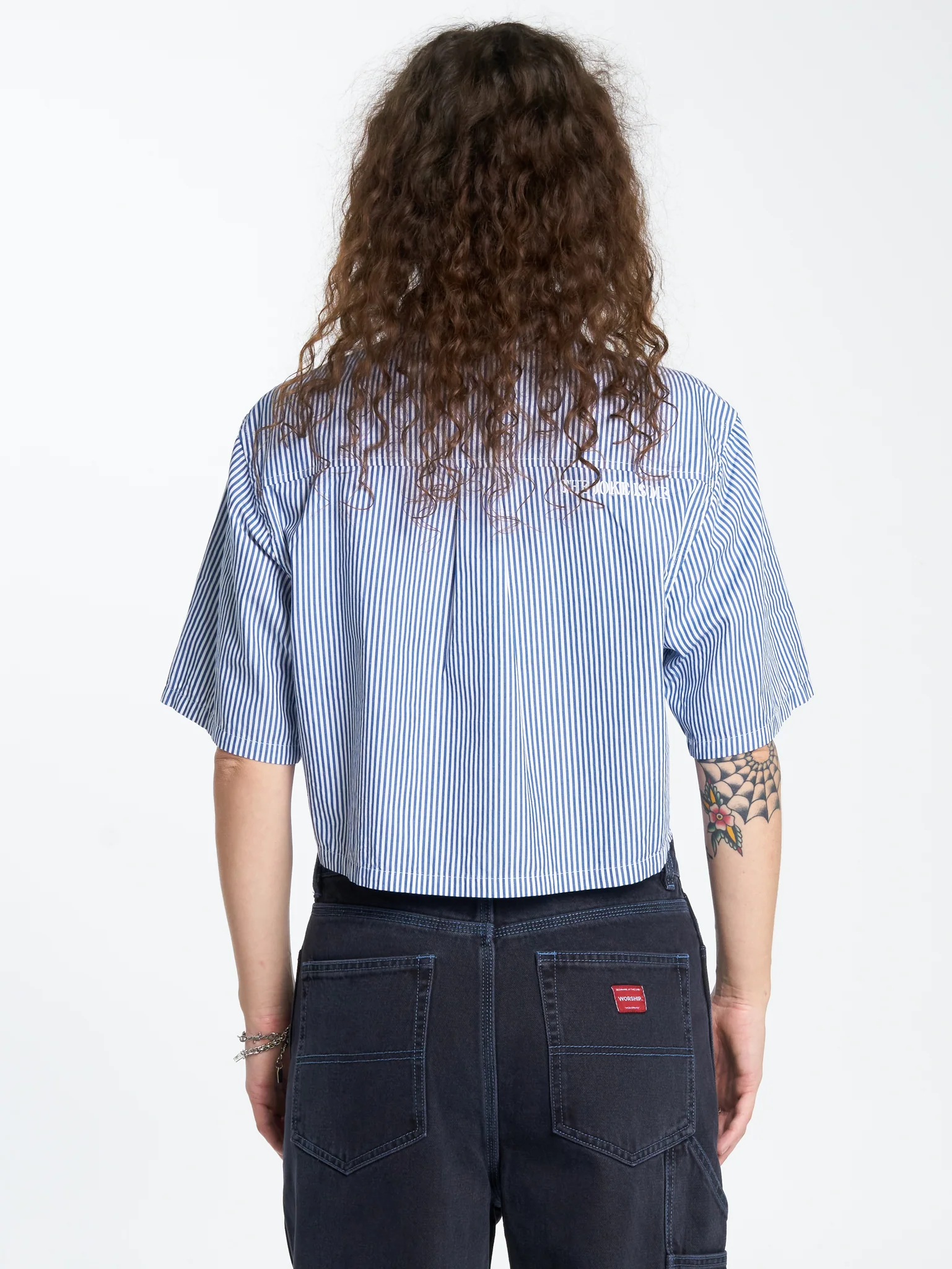 Die Laughing Box Fit Shirt - Blue - Image 2