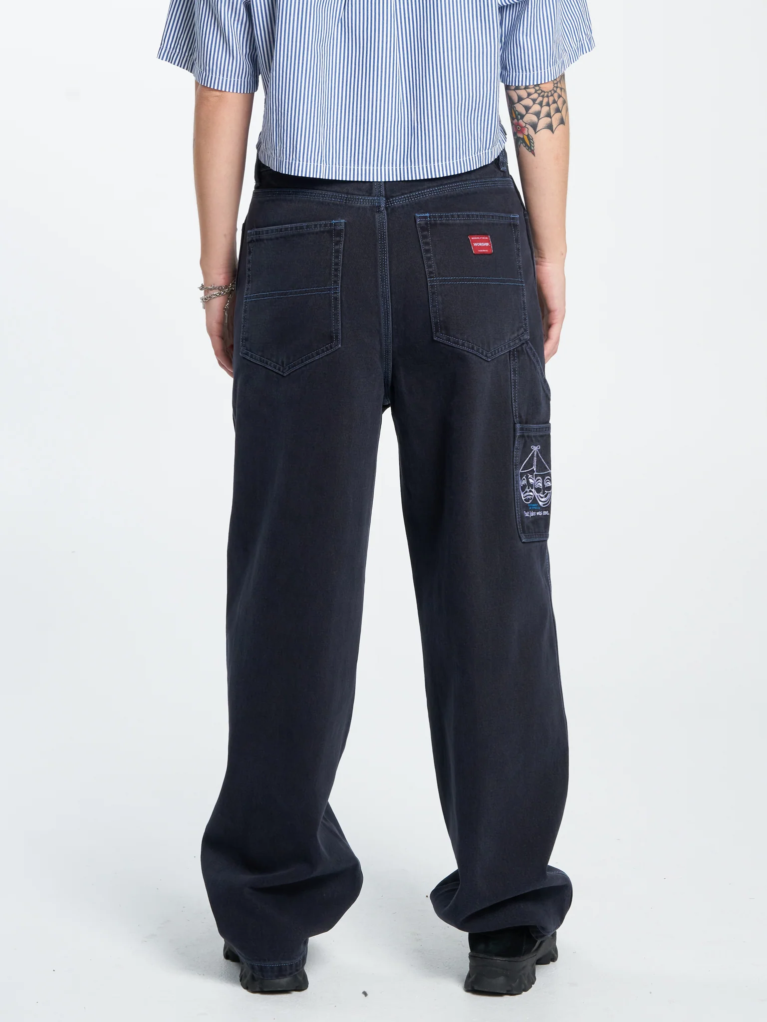 Die Laughing Carpenter Big Baggy Jean - Void Blue - Image 2