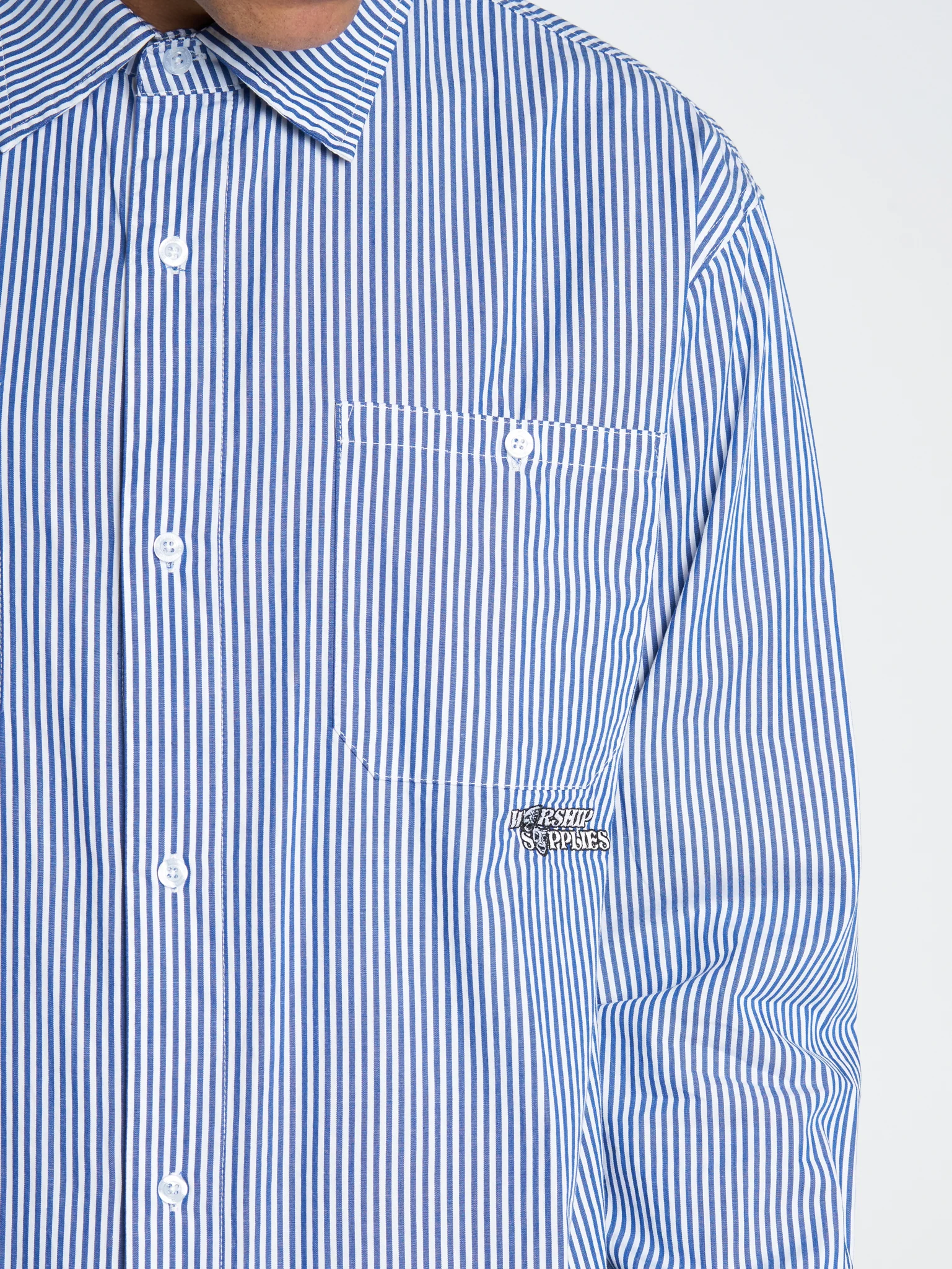 Die Laughing Long Sleeve Shirt - Blue - Image 5