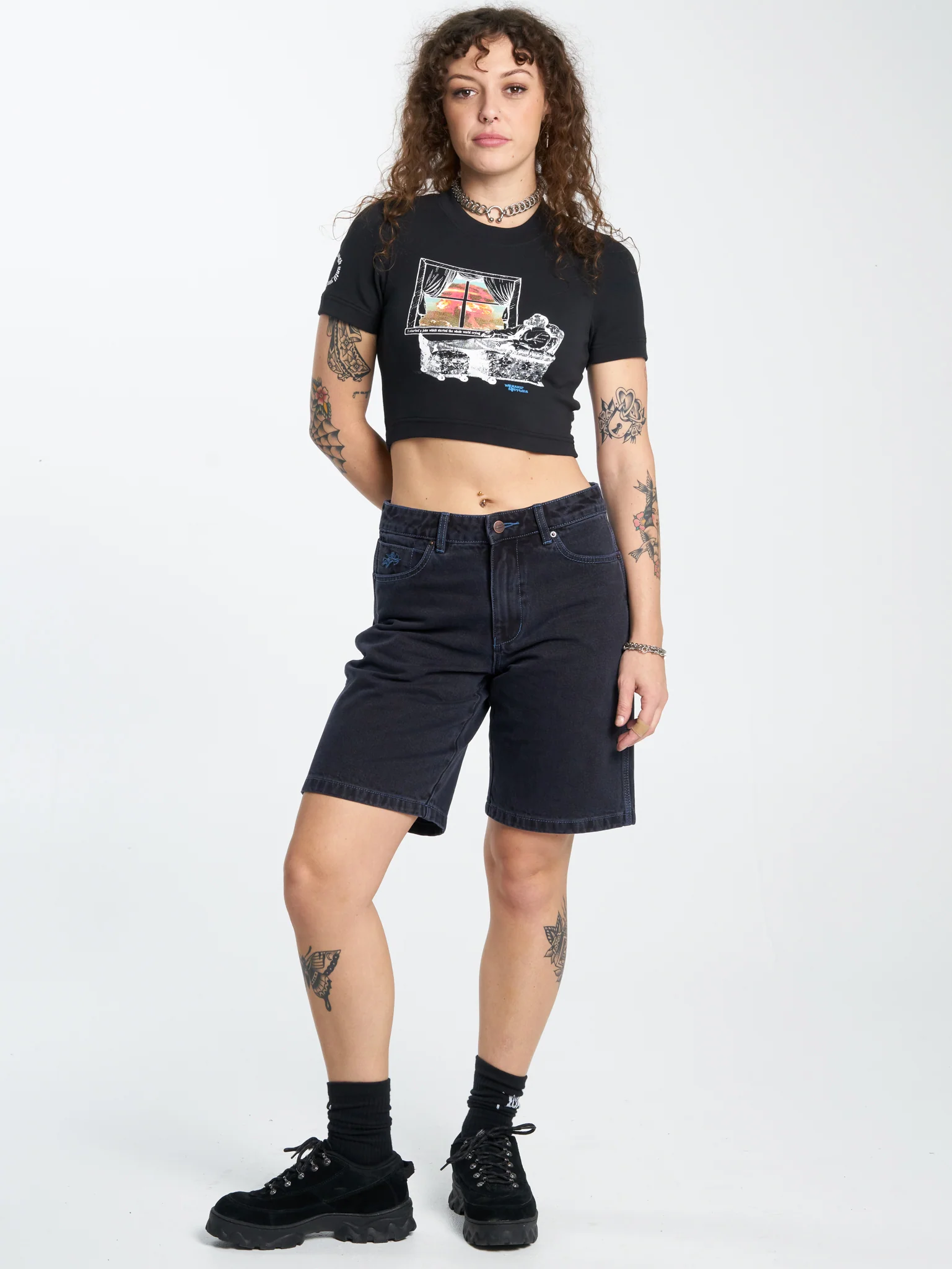 Die Laughing Micro Tee - Black - Image 5
