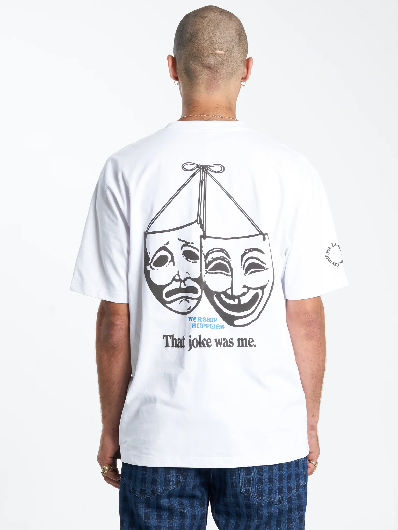 Die Laughing Tee - White - Image 2