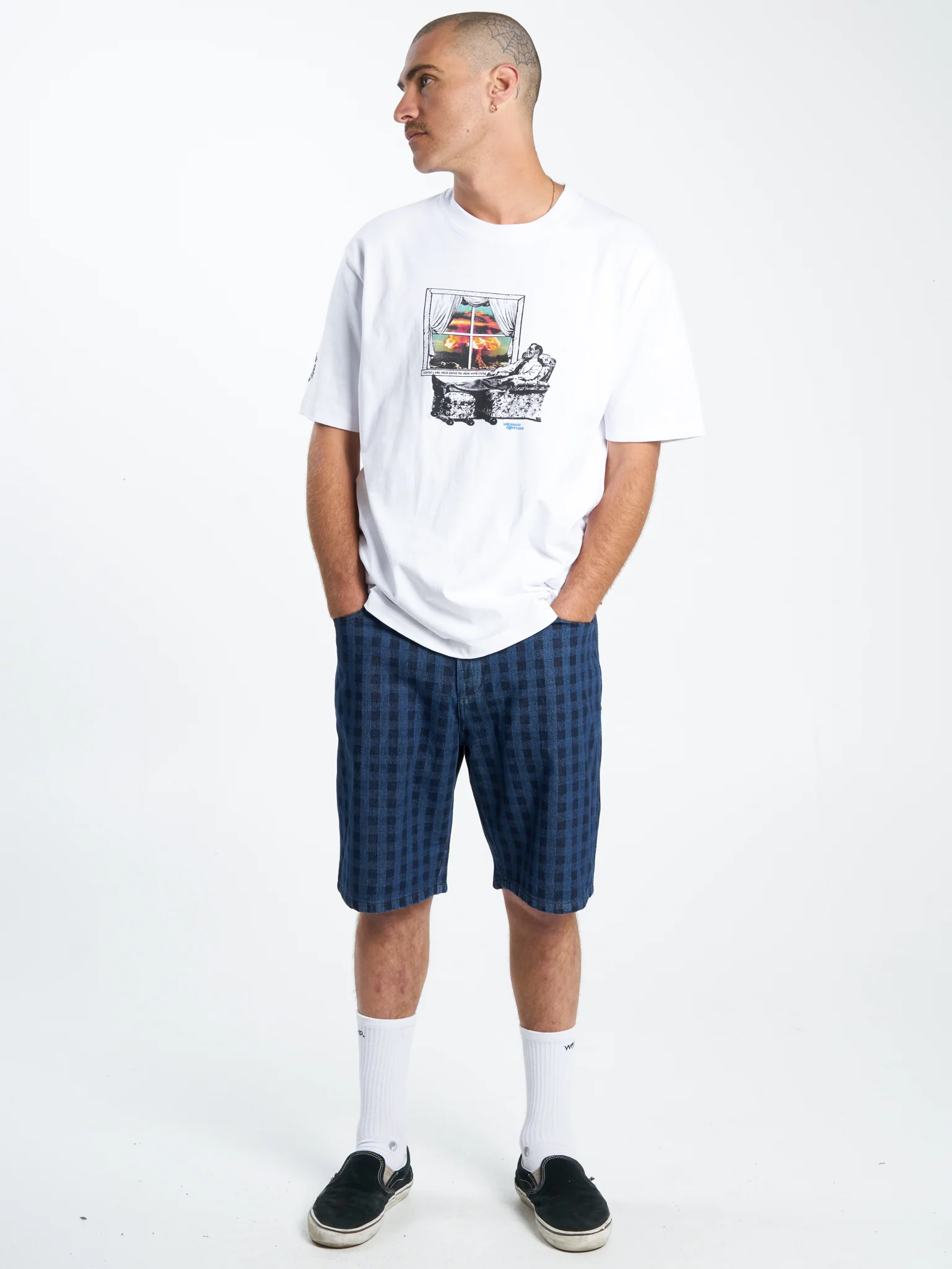 Die Laughing Tee - White - Image 4