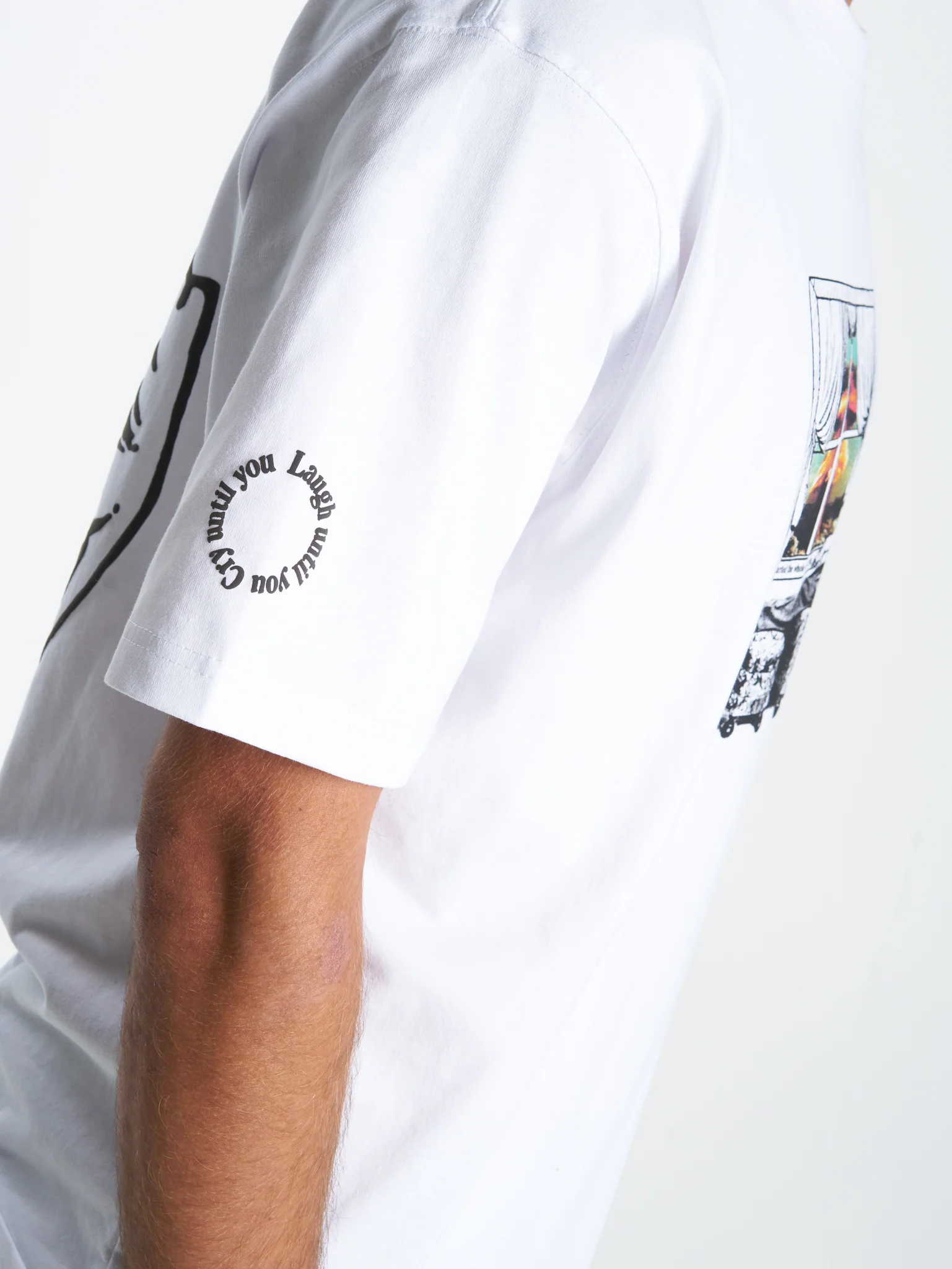 Die Laughing Tee - White - Image 6