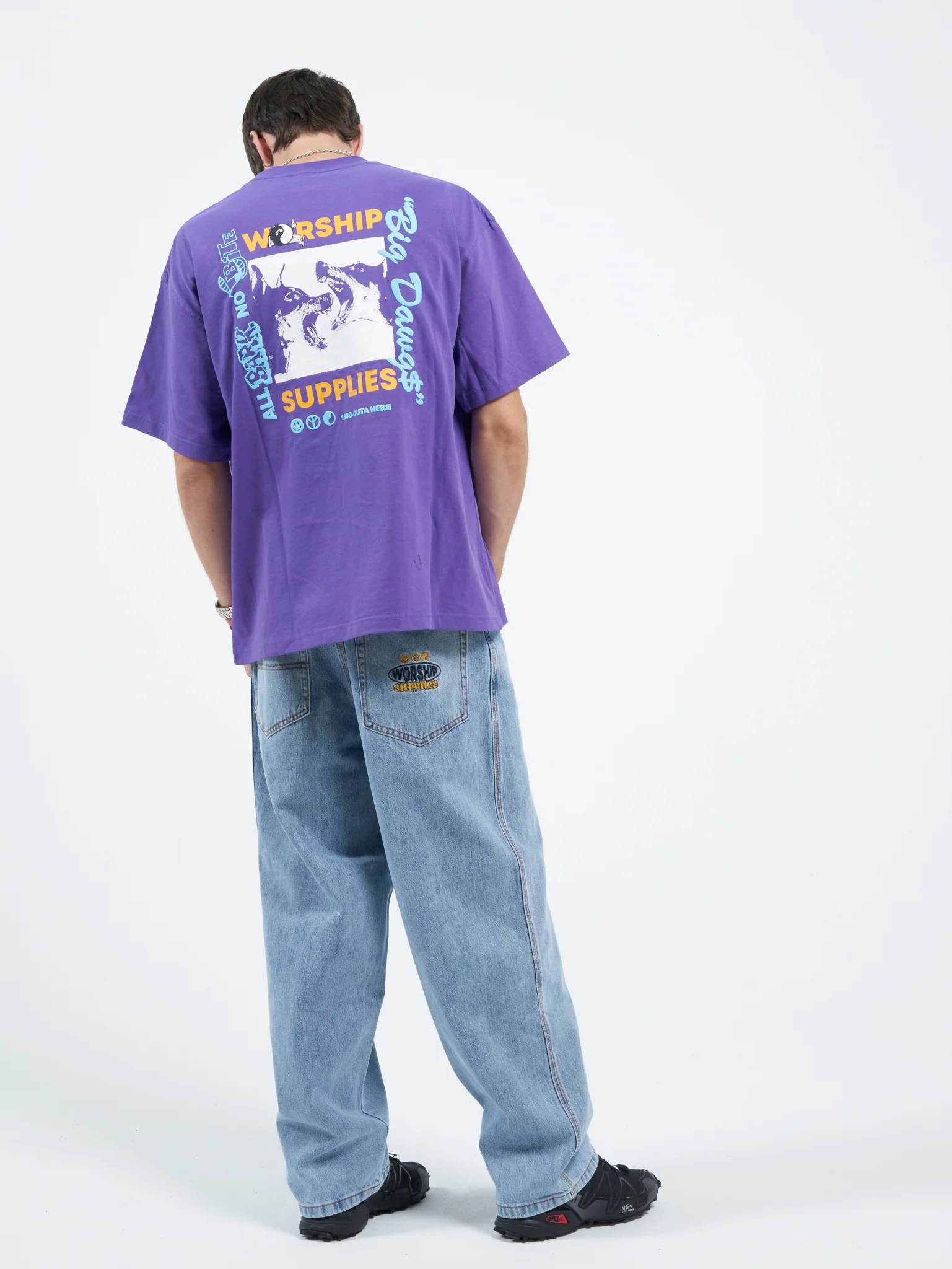 Doberman Oversize Tee - Prism Violet - Image 10