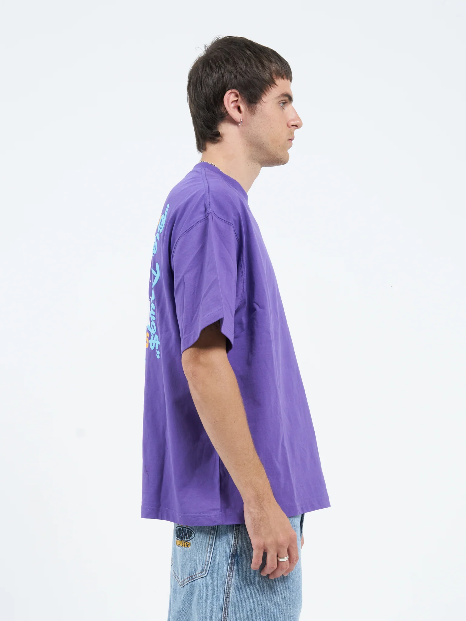 Doberman Oversize Tee - Prism Violet - Image 7